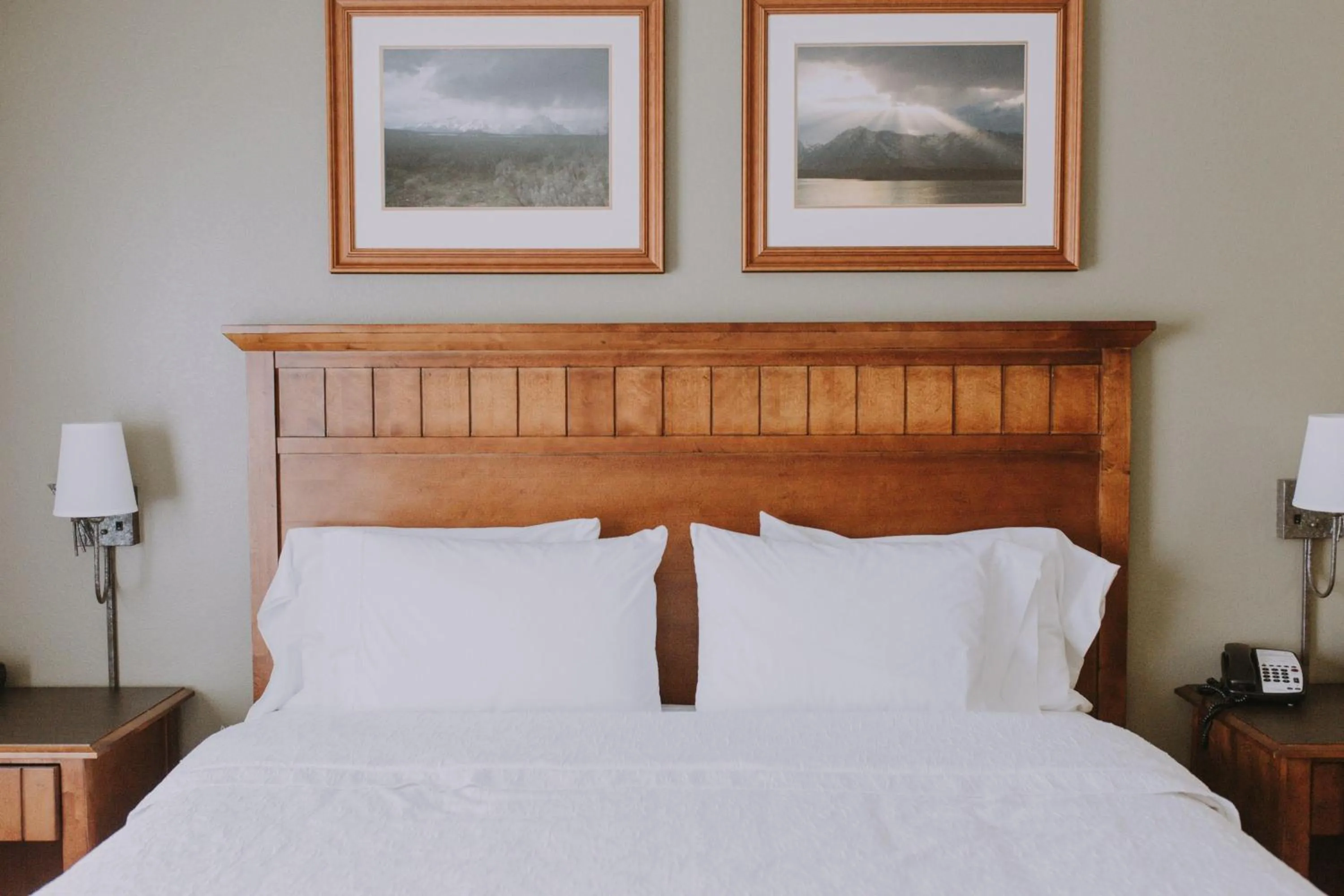 Bed in Hampton Inn & Suites Green River