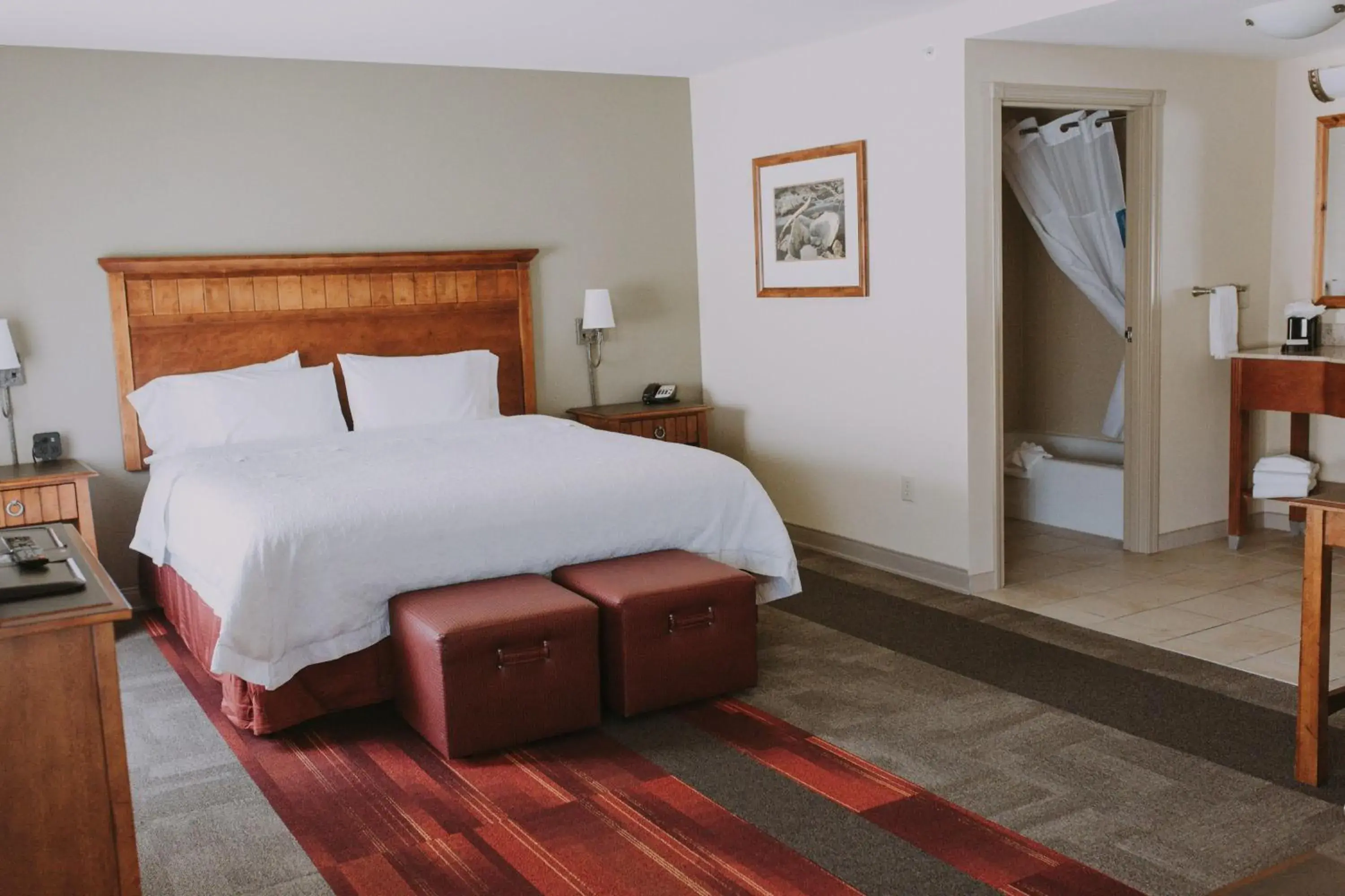 Bed in Hampton Inn & Suites Green River Bed in Hampton Inn & Suites Green River