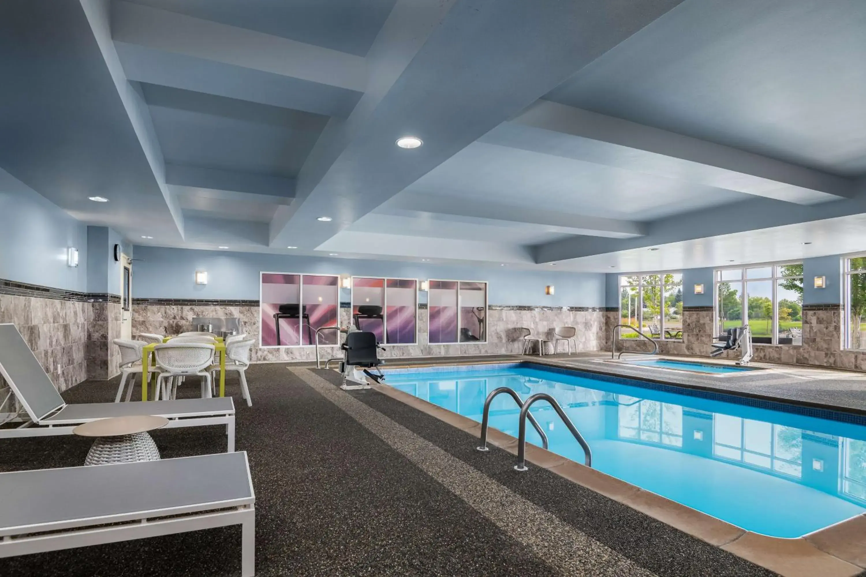 Pool view in Hilton Garden Inn Great Falls Pool view in Hilton Garden Inn Great Falls