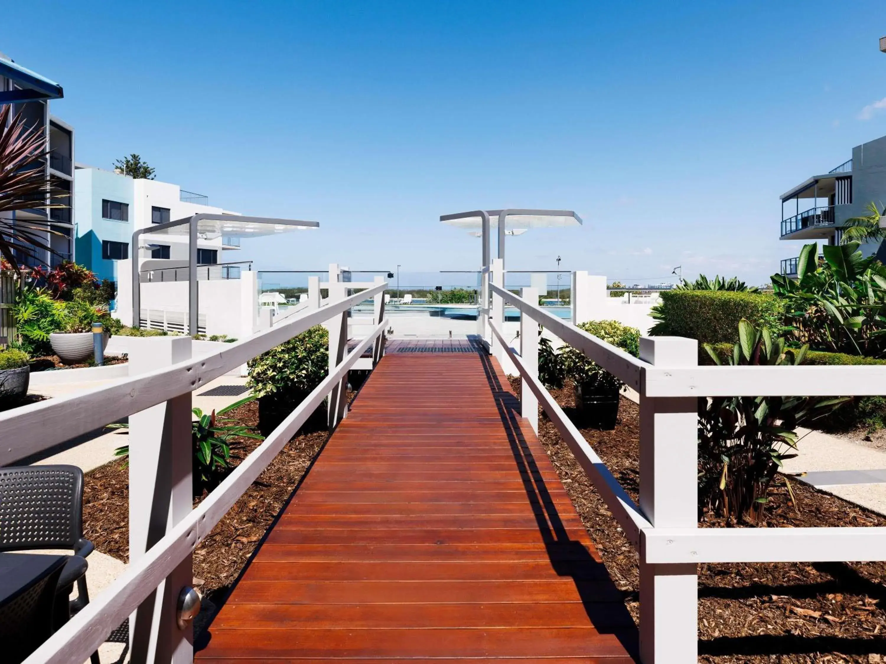 Pool view in BreakFree Grand Pacific Pool view in BreakFree Grand Pacific