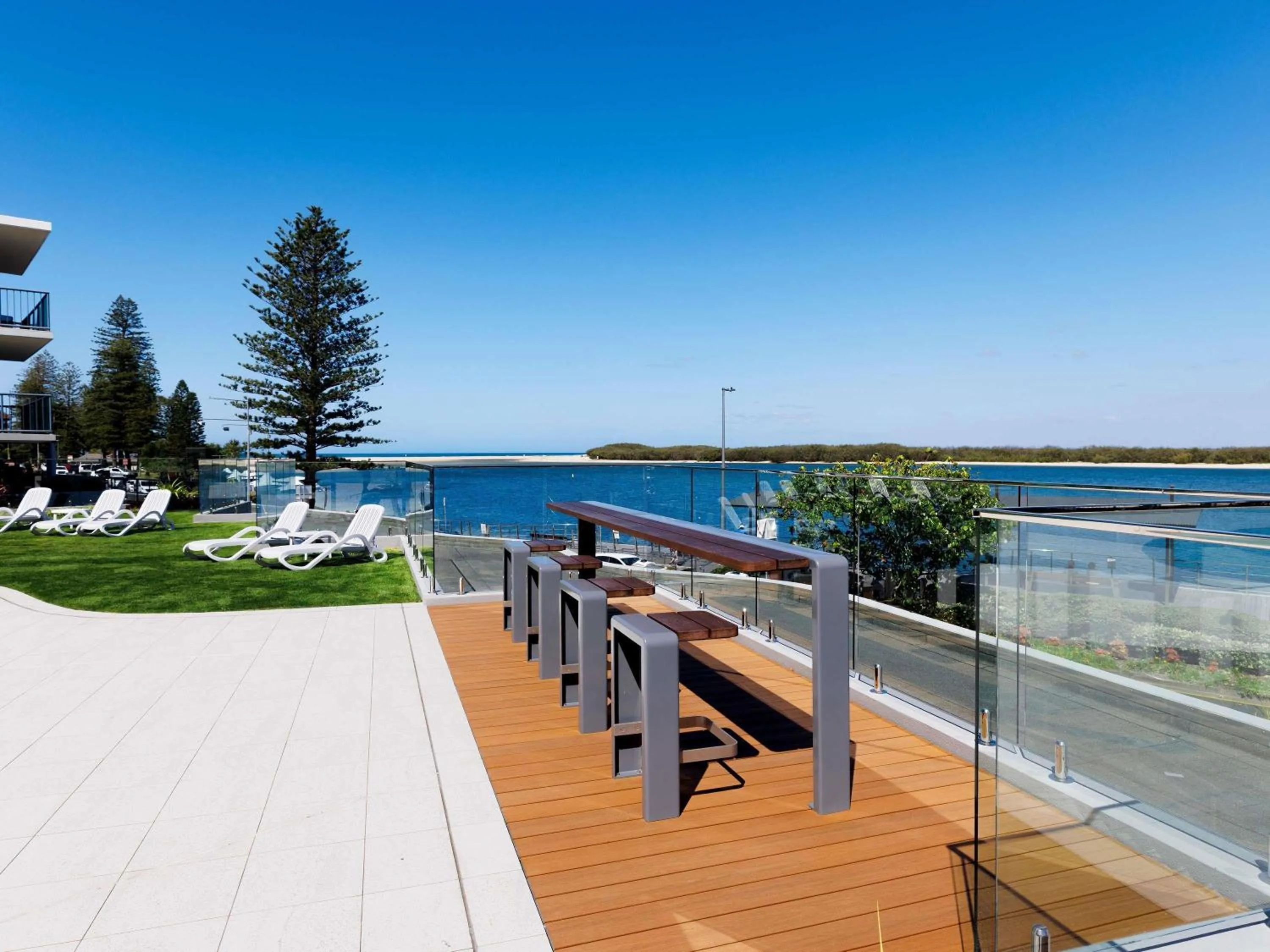 Pool view in BreakFree Grand Pacific