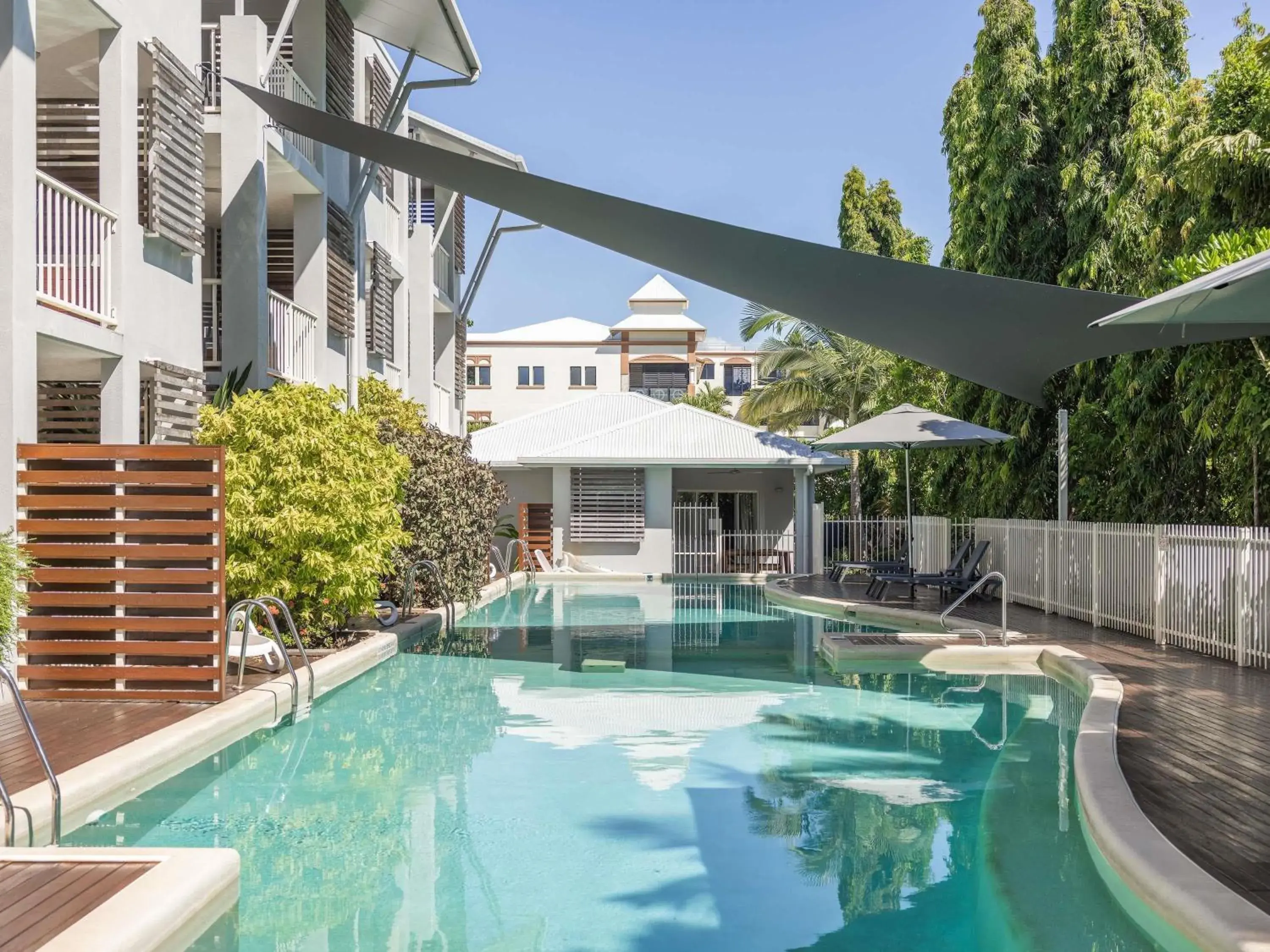 Pool view in Mantra Aqueous on Port Pool view in Mantra Aqueous on Port