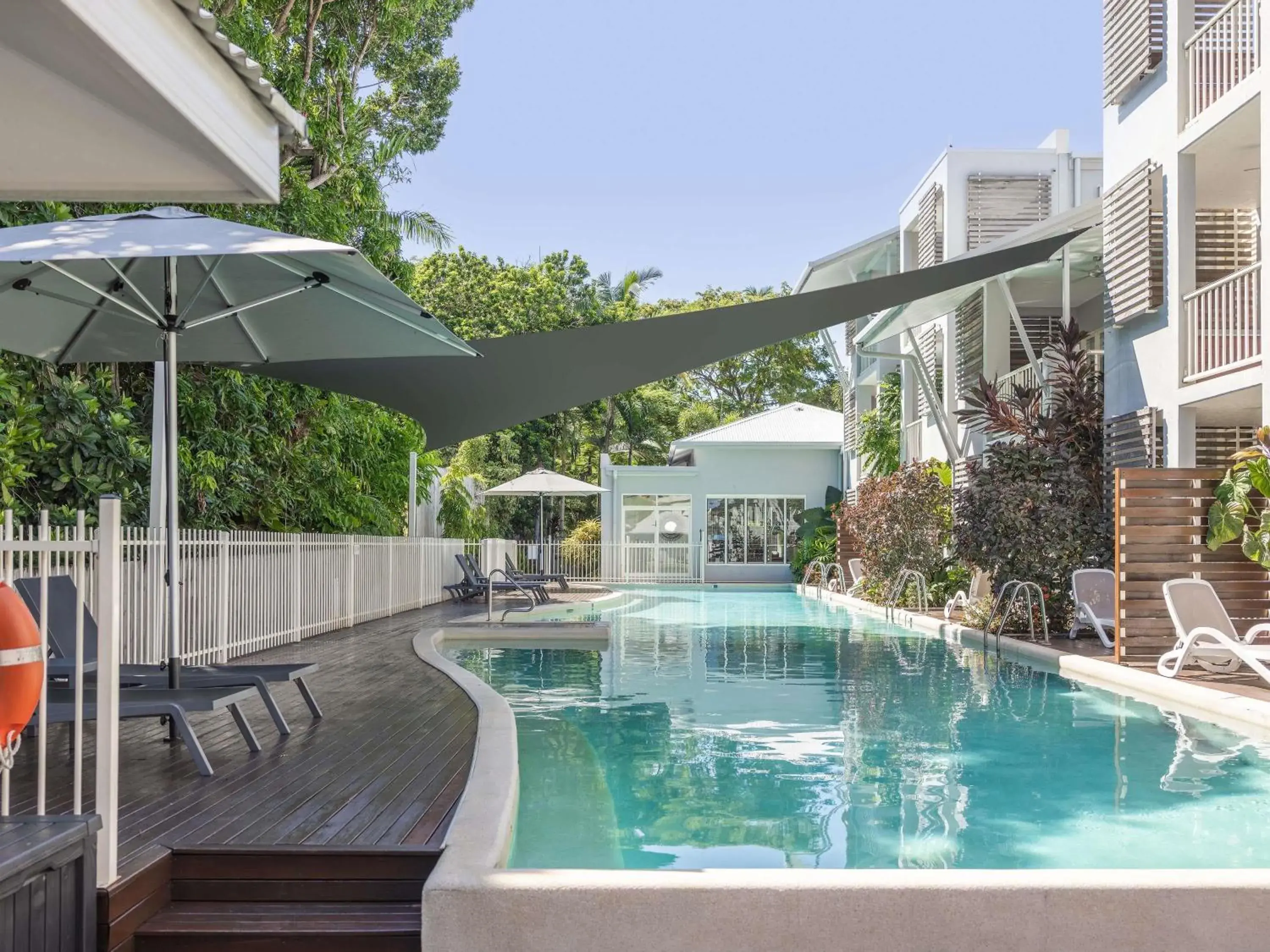 Pool view in Mantra Aqueous on Port Pool view in Mantra Aqueous on Port