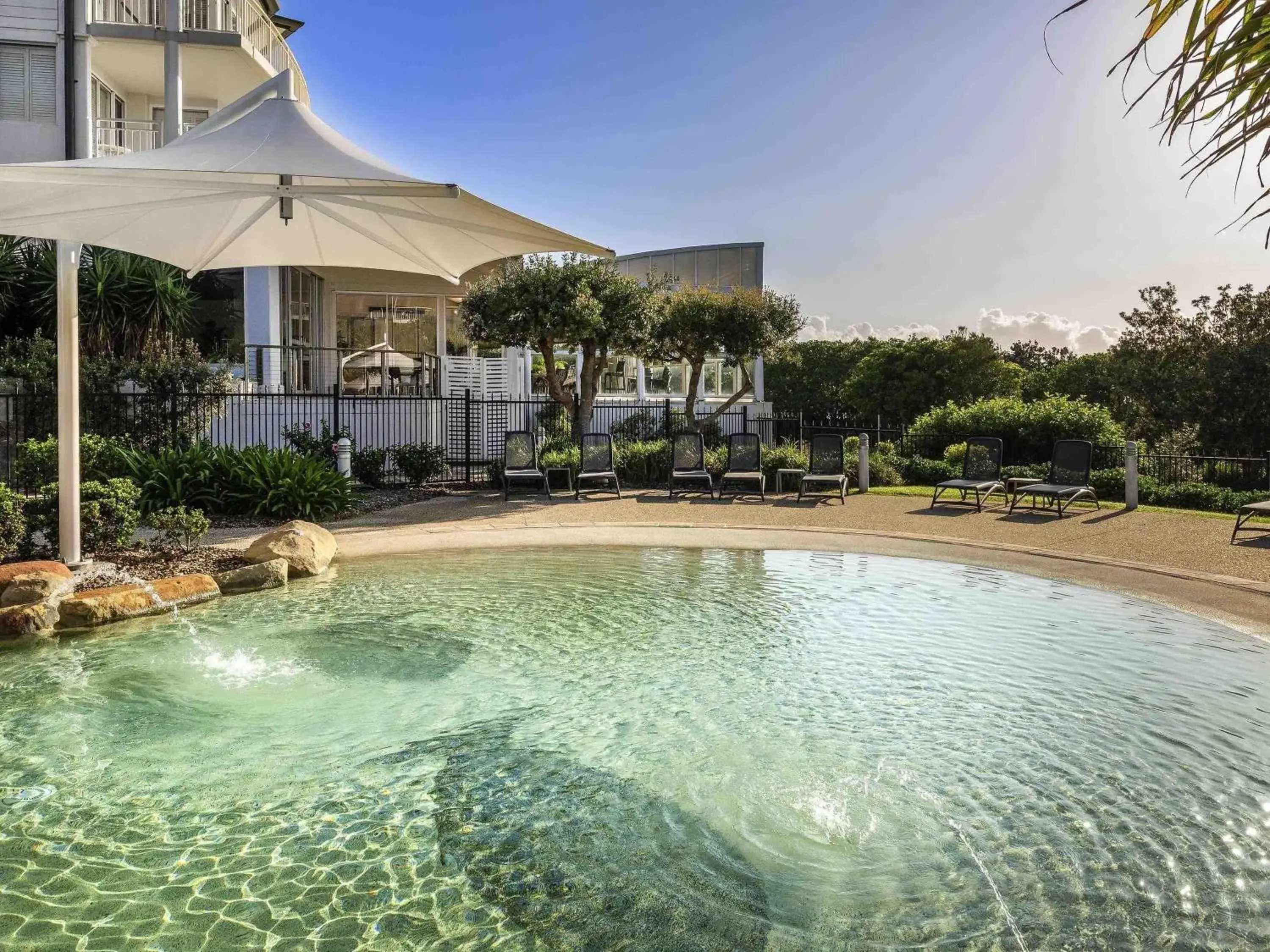 Pool view in Mantra on Salt Beach Pool view in Mantra on Salt Beach