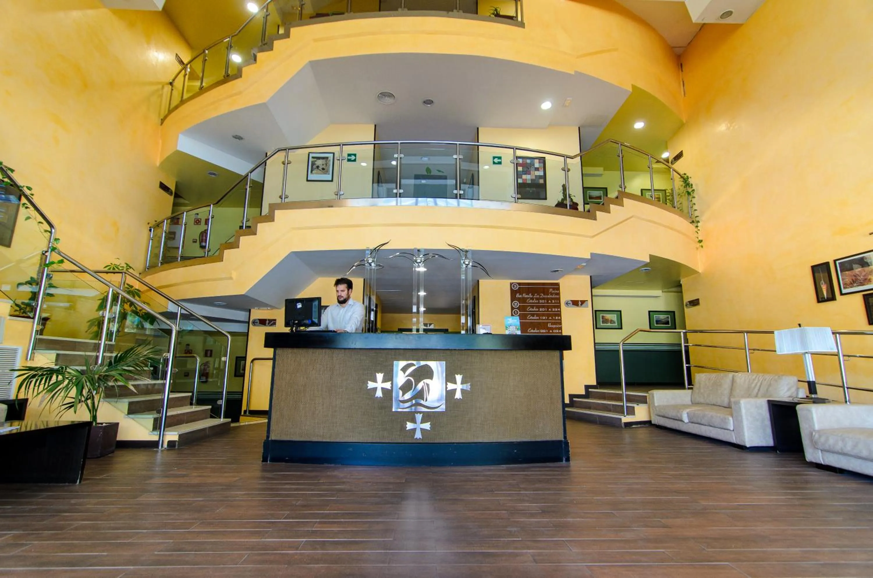 Lobby or reception in Hotel Apartamento Martín Alonso Pinzón