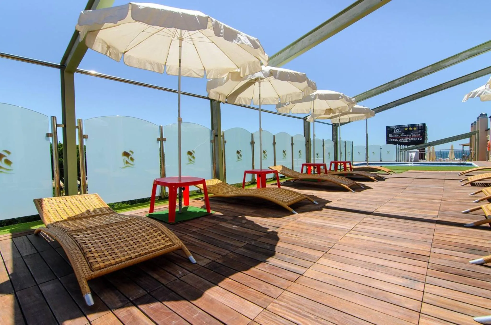 Solarium in Hotel Apartamento Martín Alonso Pinzón