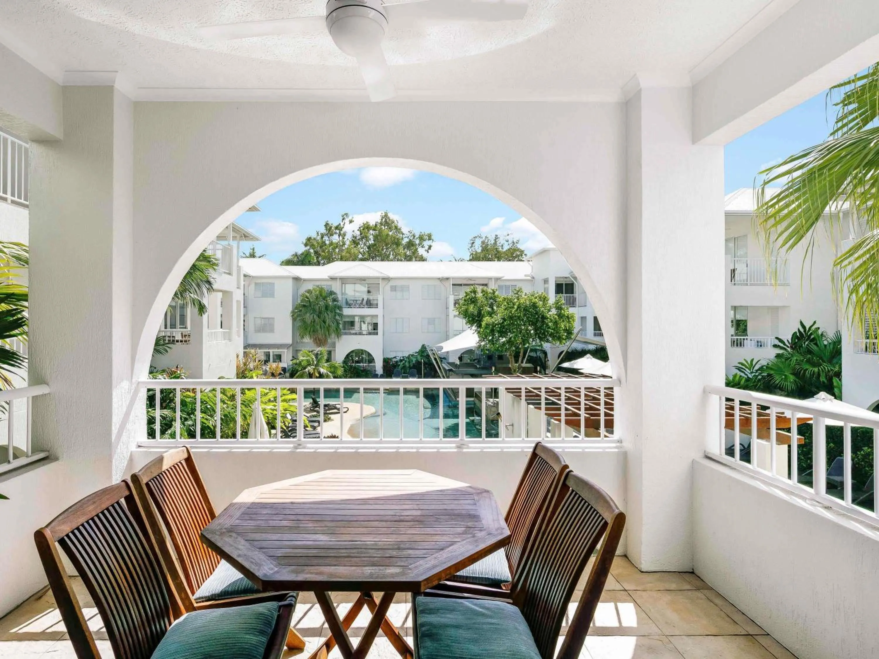 Pool view in Mantra PortSea