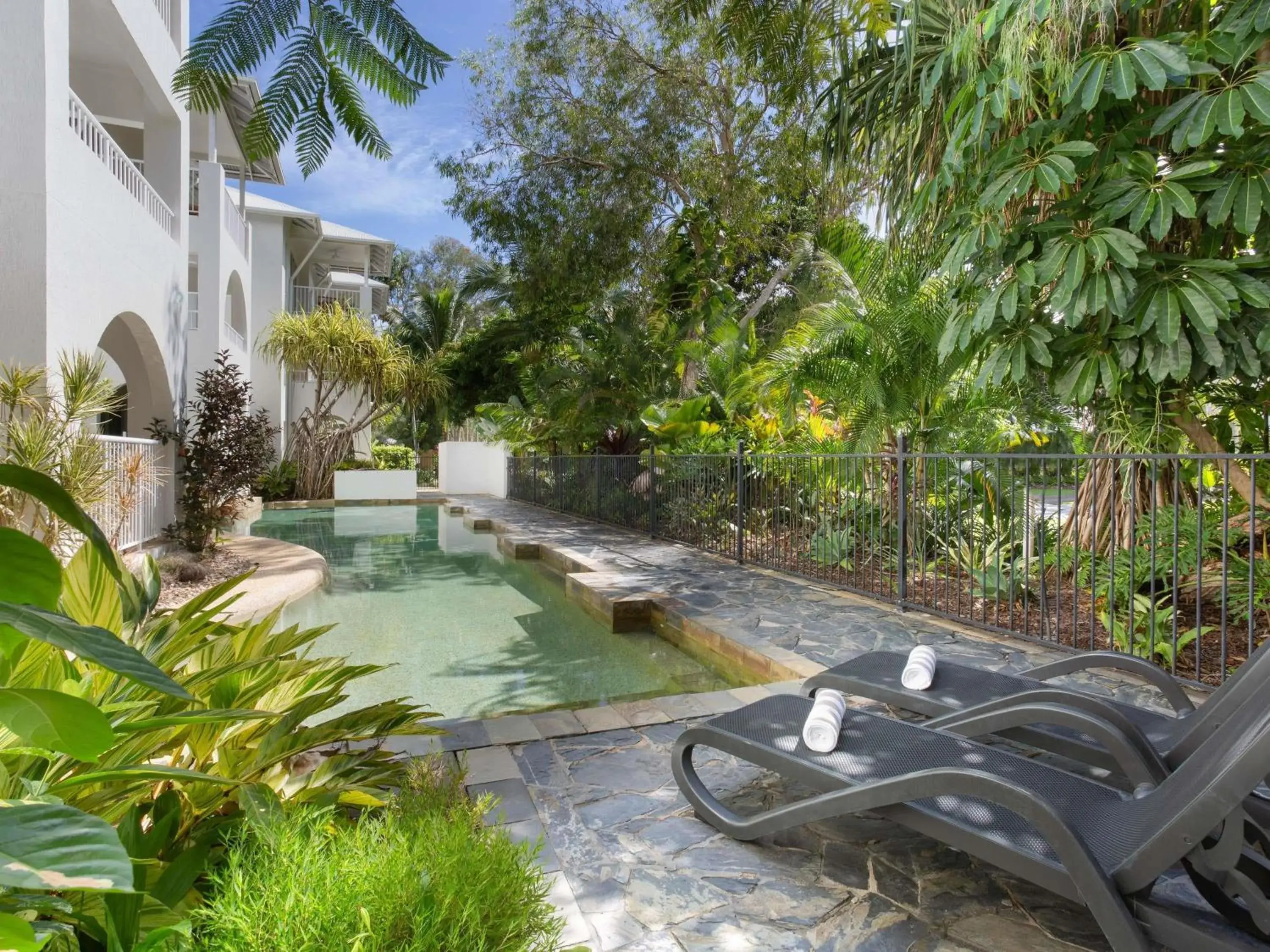 Pool view in Mantra PortSea Pool view in Mantra PortSea