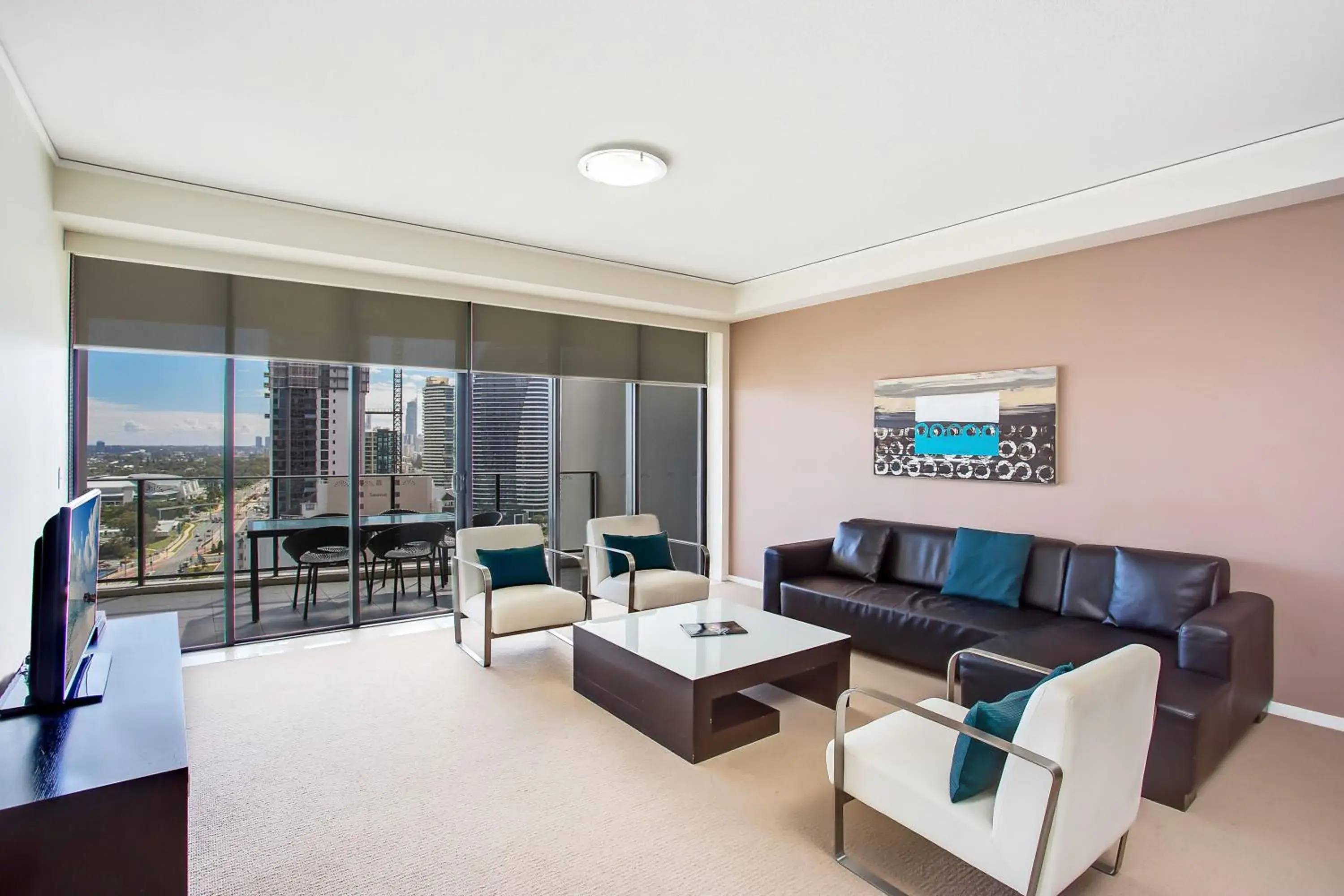 Living room in Mantra Sierra Grand Living room in Mantra Sierra Grand