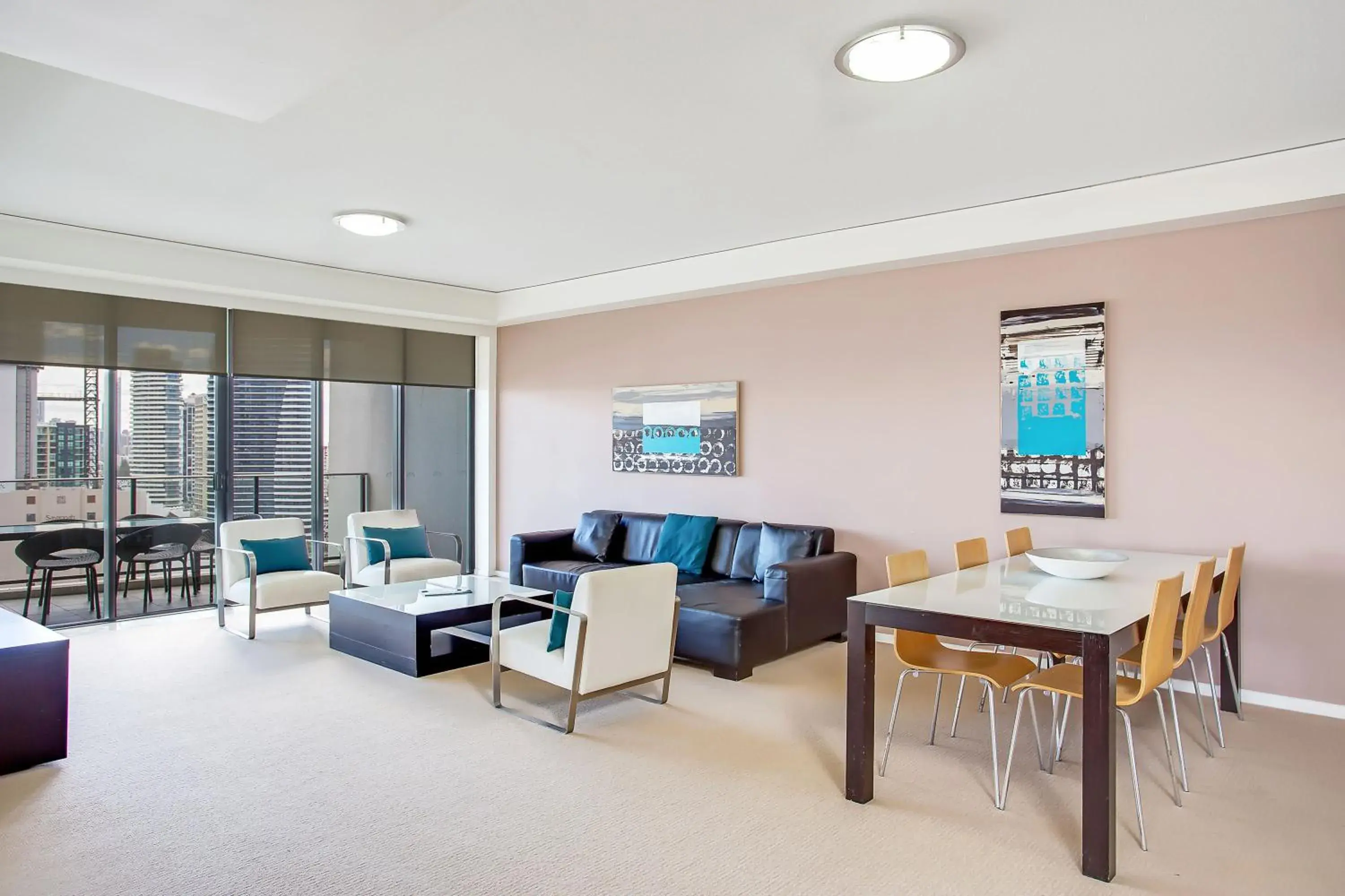 Living room in Mantra Sierra Grand Living room in Mantra Sierra Grand