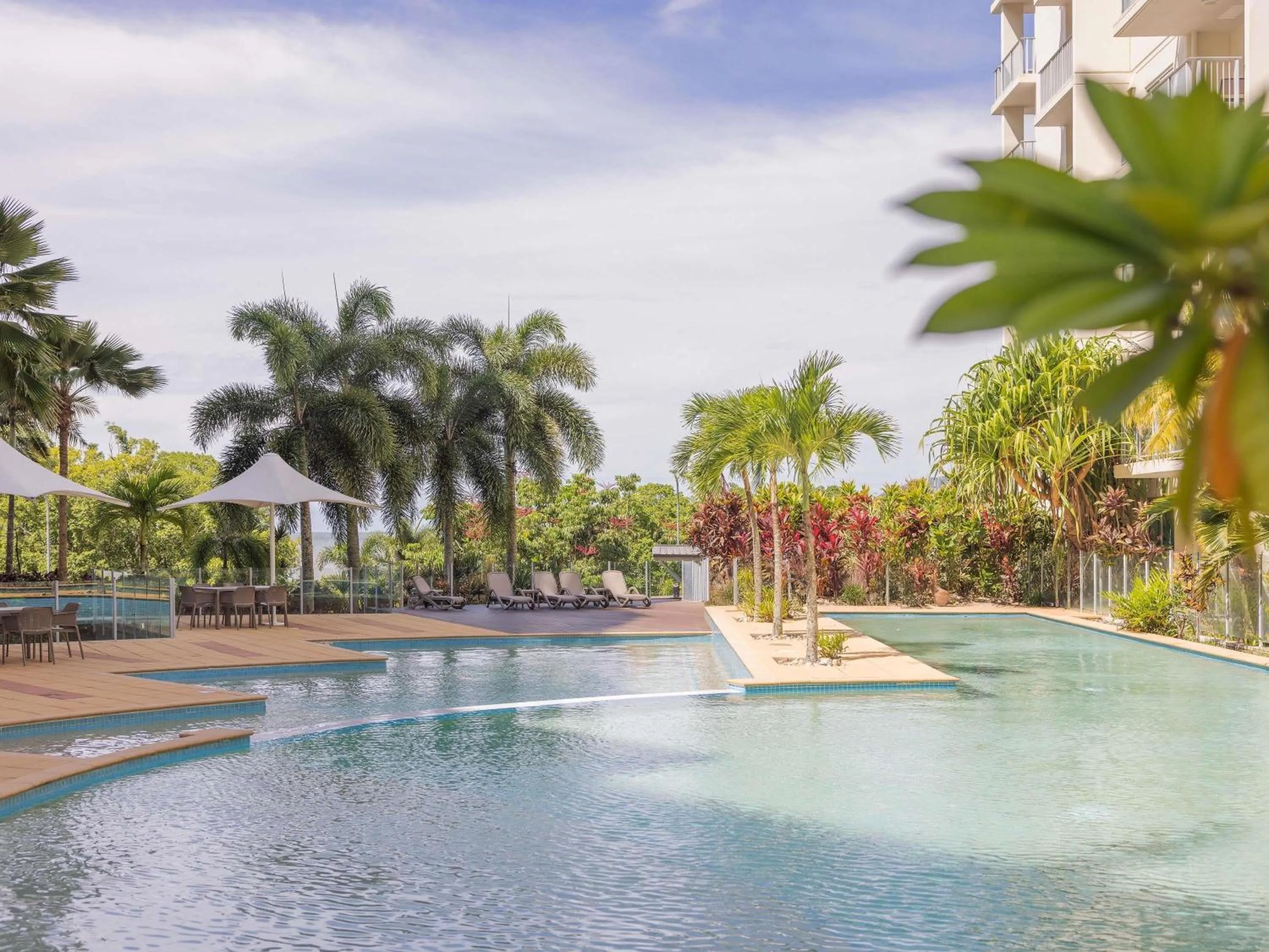 Pool view in Mantra Trilogy
