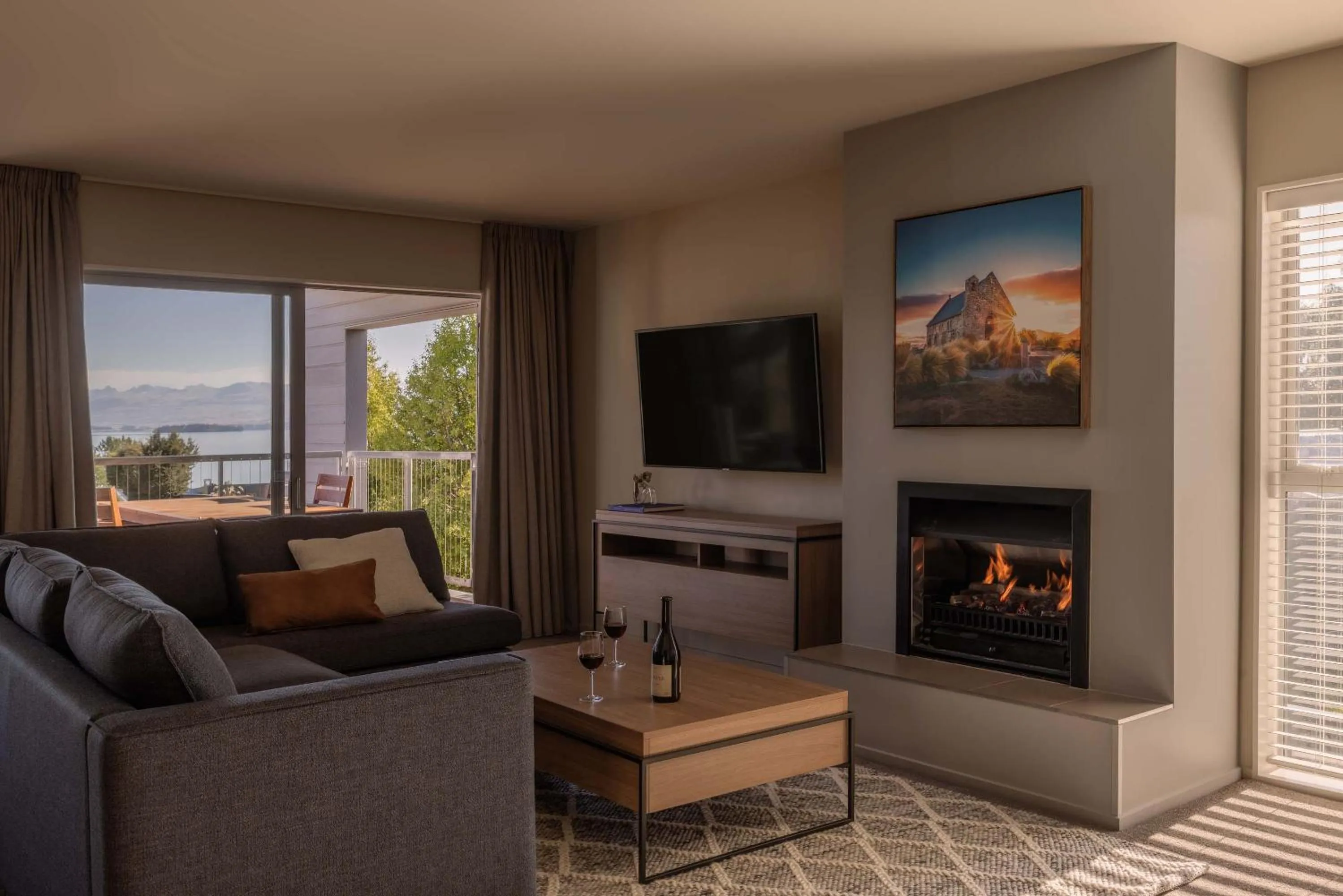 Living room in Peppers Bluewater Resort