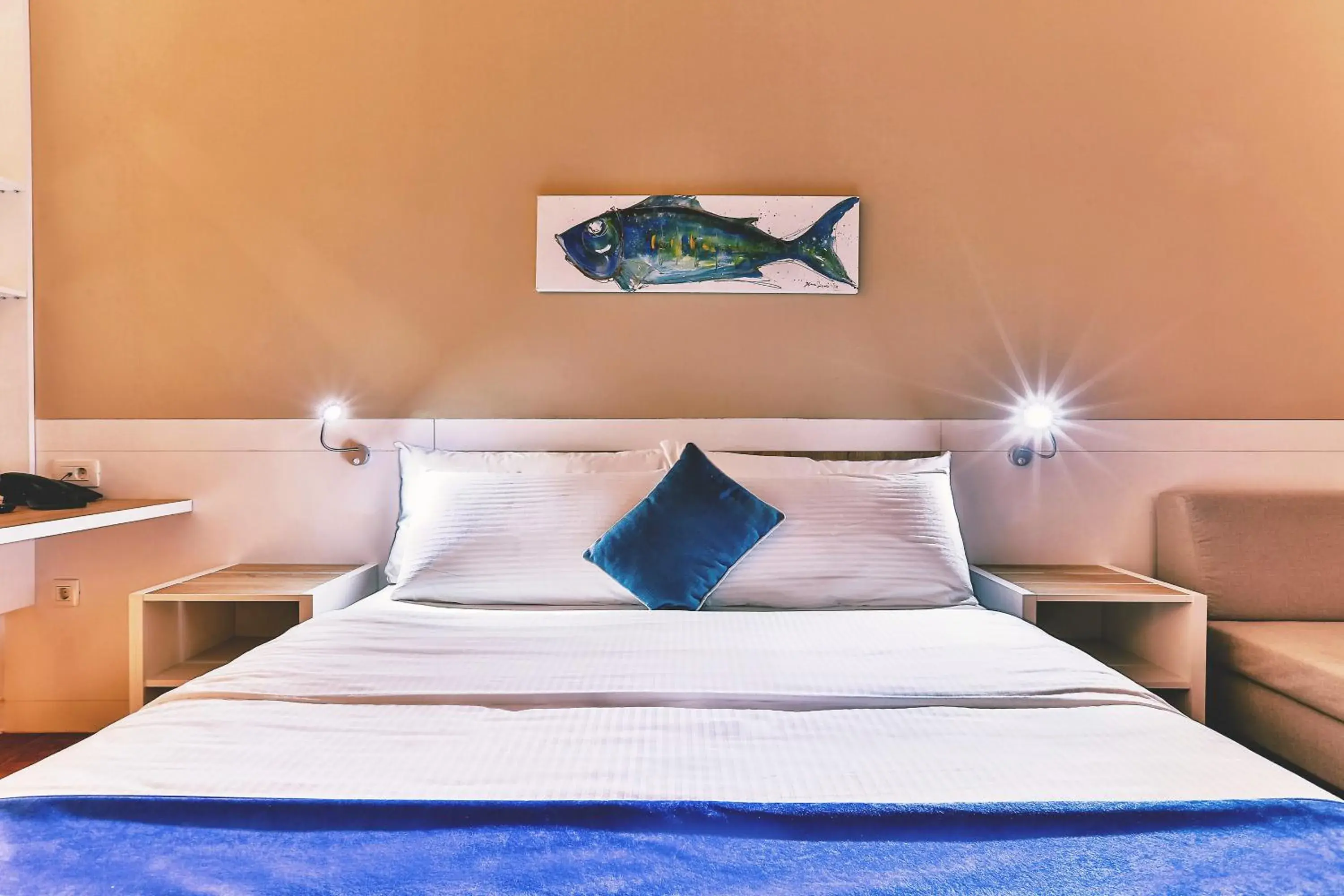 Double Room with Balcony and Sea View in Carine Hotel Delfin Double Room with Balcony and Sea View in Carine Hotel Delfin