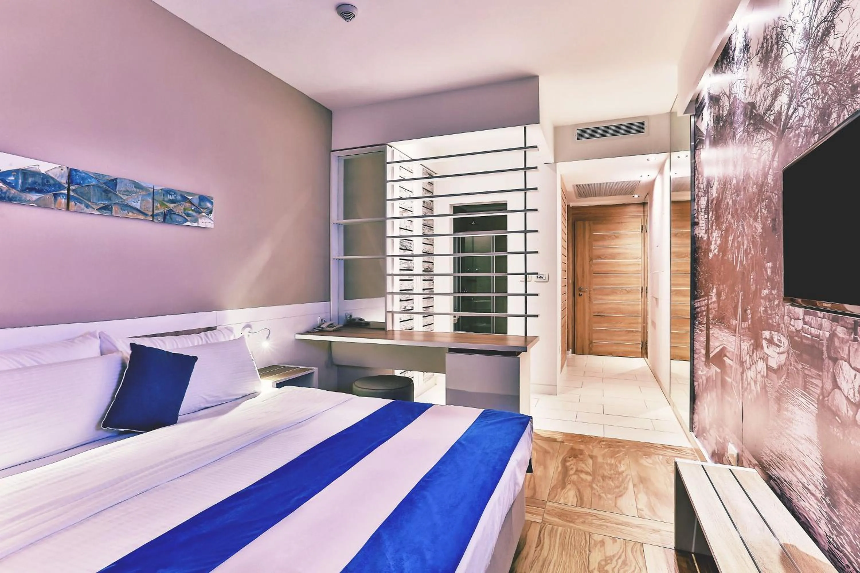 Photo of the whole room, Bed in Carine Hotel Delfin