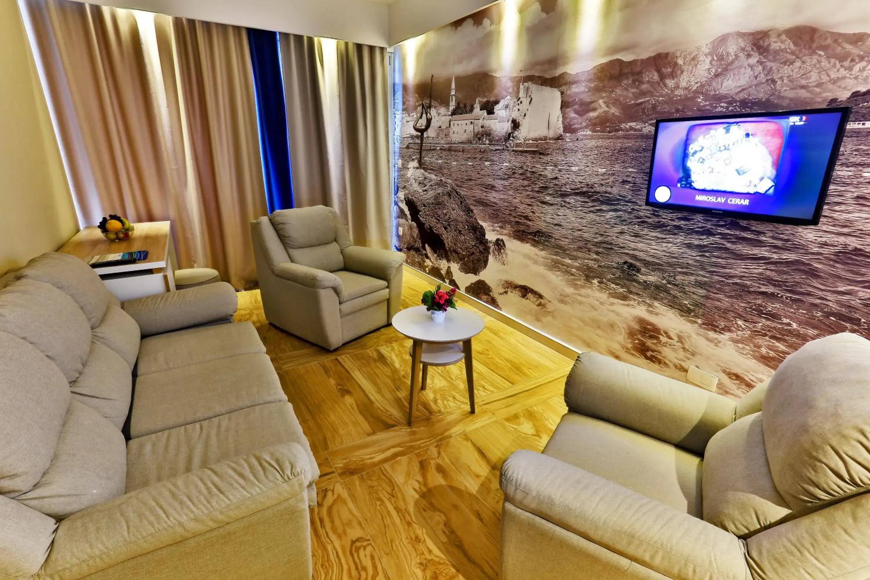 Living room in Carine Hotel Delfin Living room in Carine Hotel Delfin