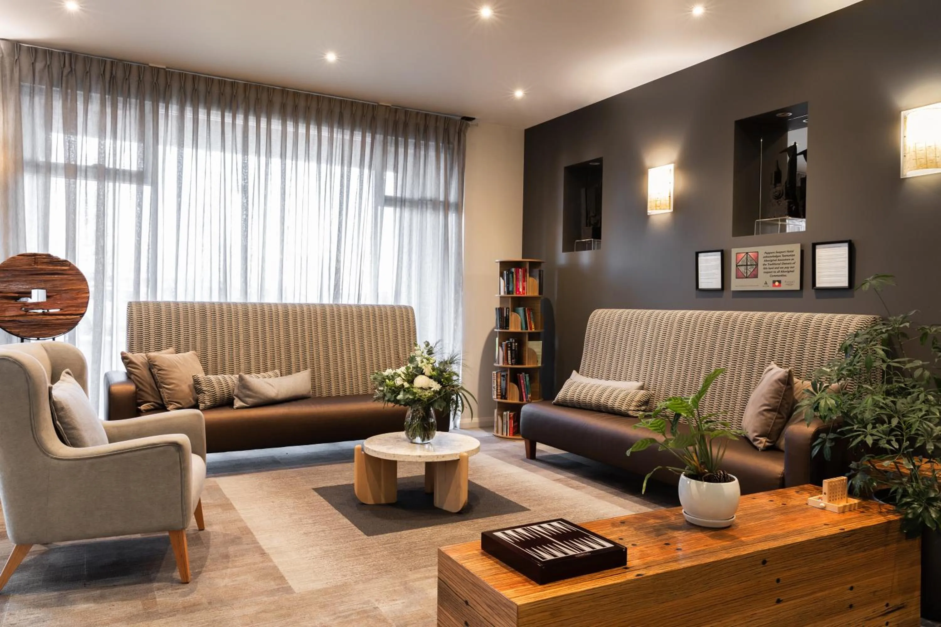 Lobby or reception in Peppers Seaport Launceston