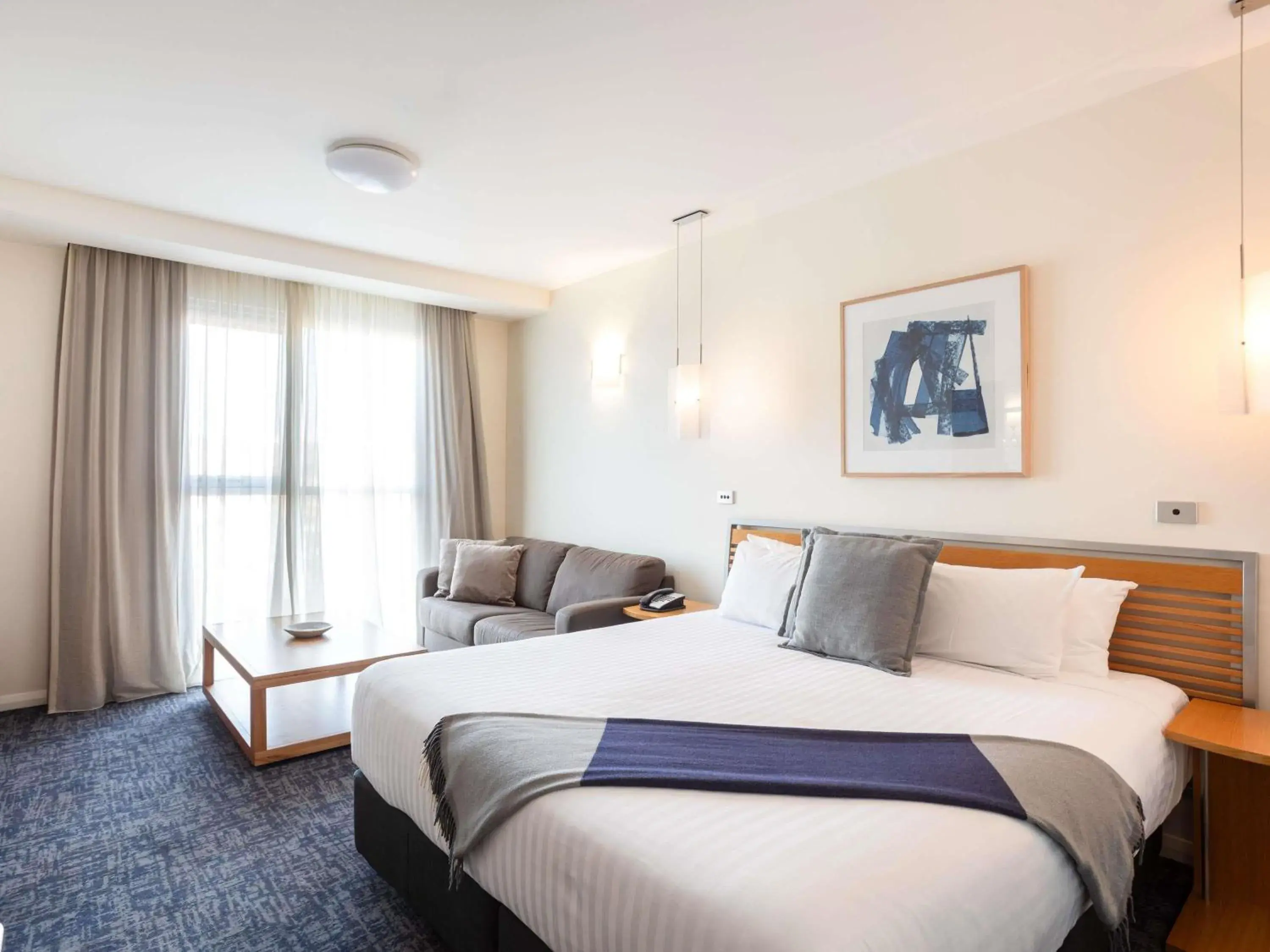 Bedroom, Bed in Peppers Seaport Launceston Bedroom, Bed in Peppers Seaport Launceston