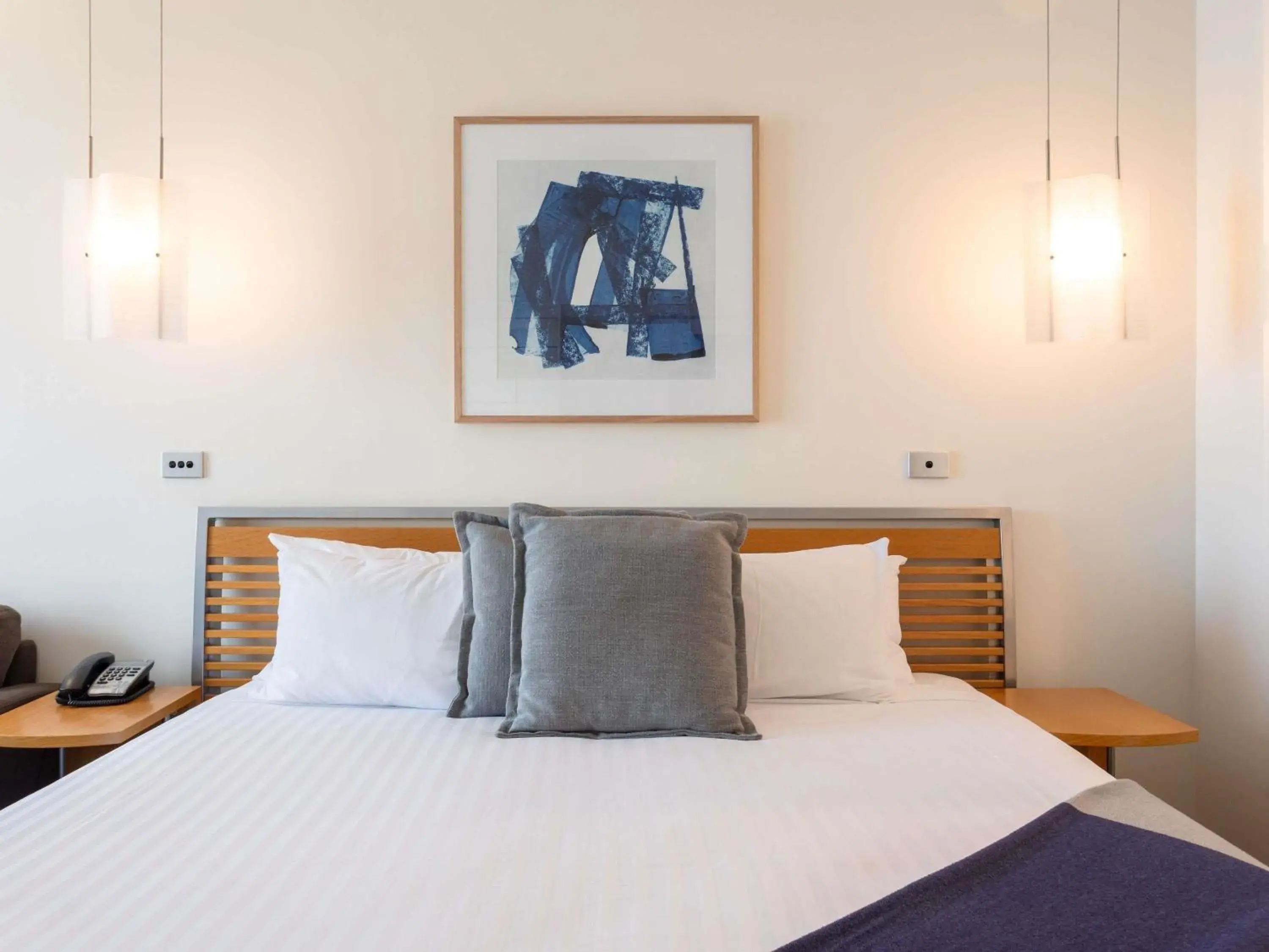 Bedroom, Bed in Peppers Seaport Launceston Bedroom, Bed in Peppers Seaport Launceston