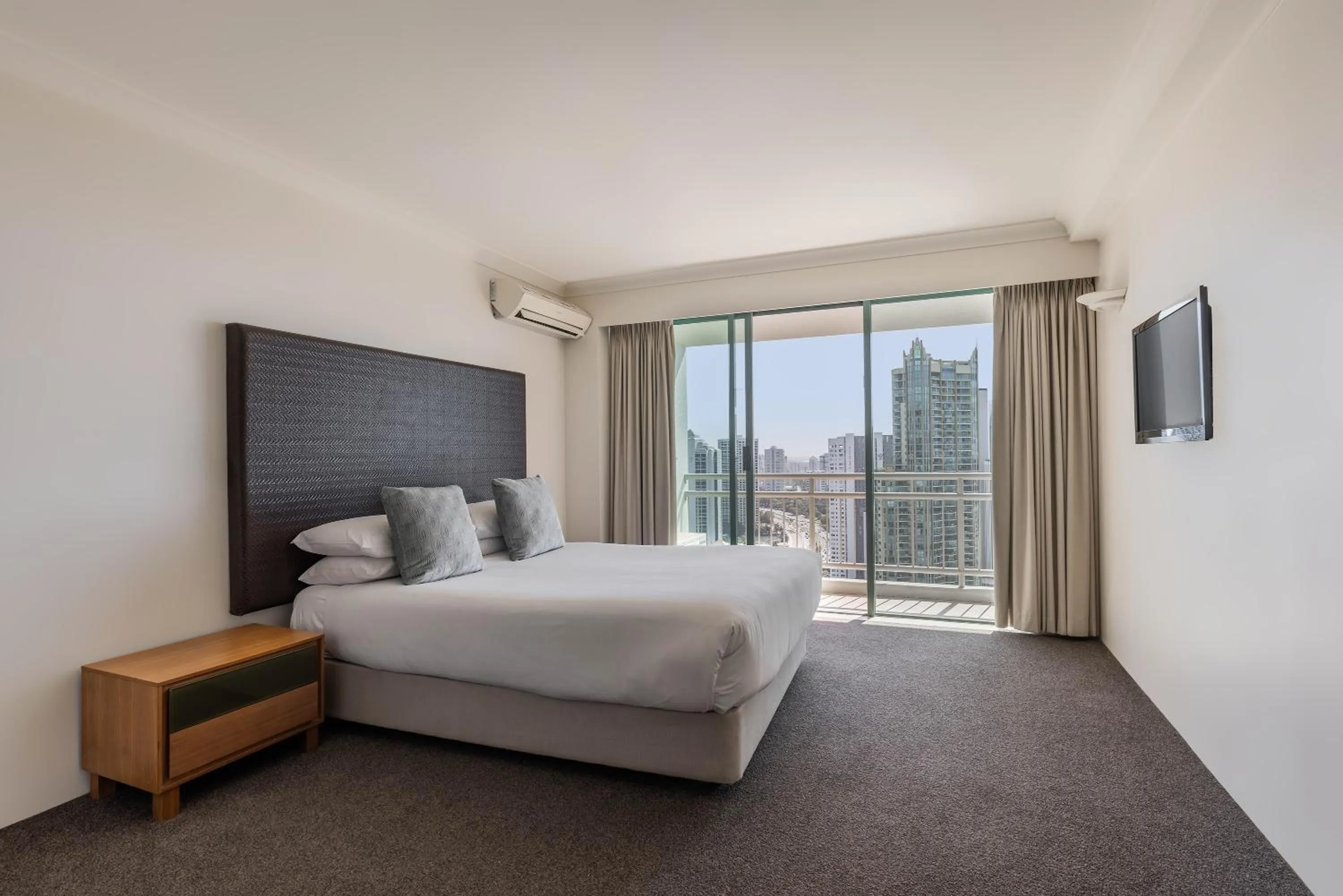 Toilet, Bed in Mantra Crown Towers