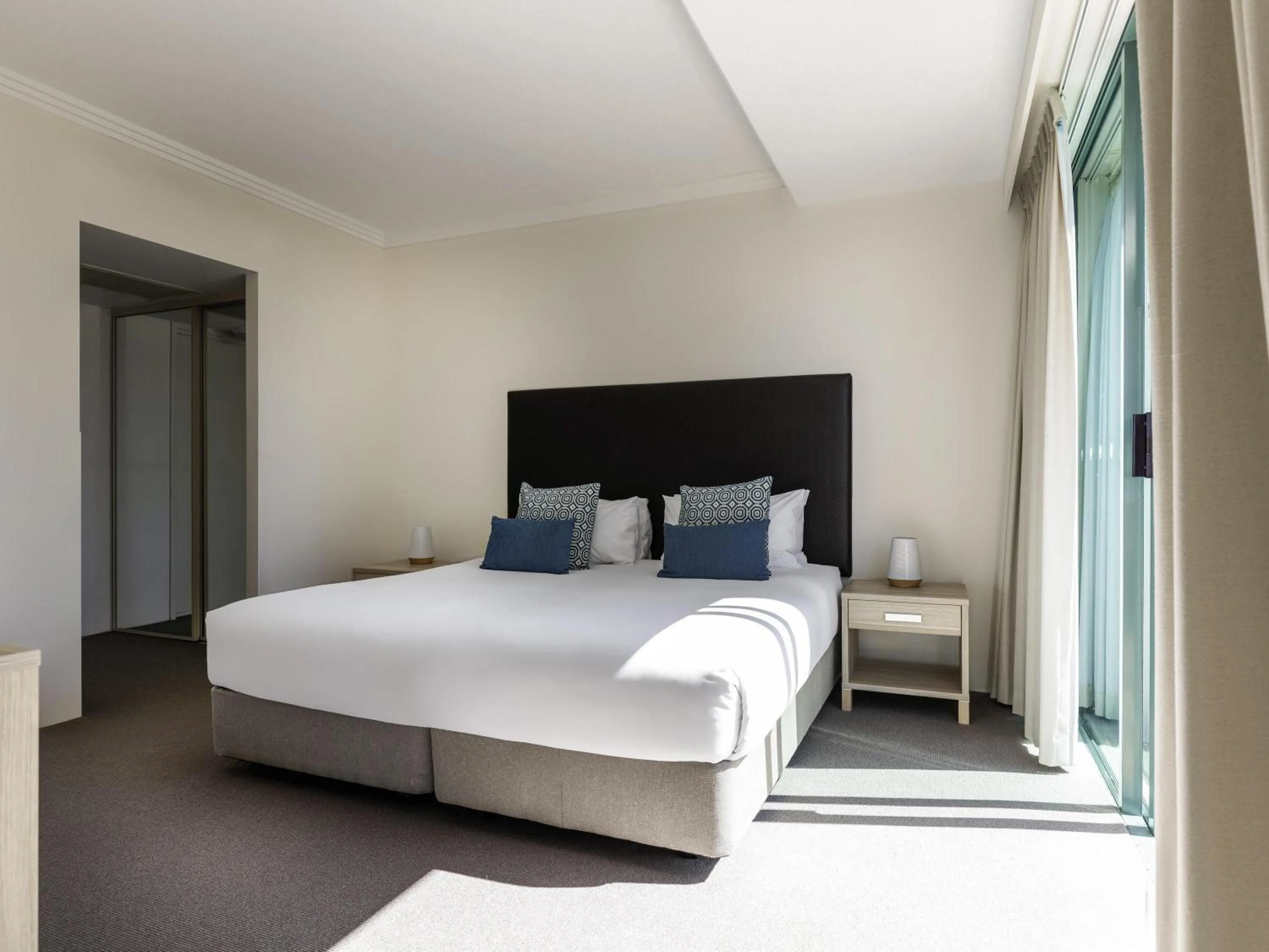 Bedroom, Bed in Mantra Crown Towers