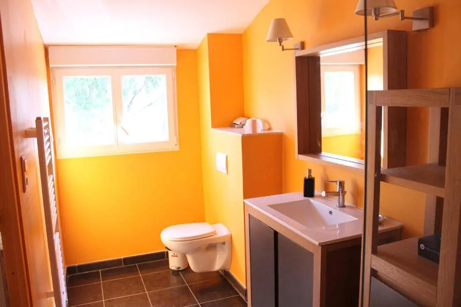 Shower in Gîte et Chambre d'hôte de l'élevage du Lattay