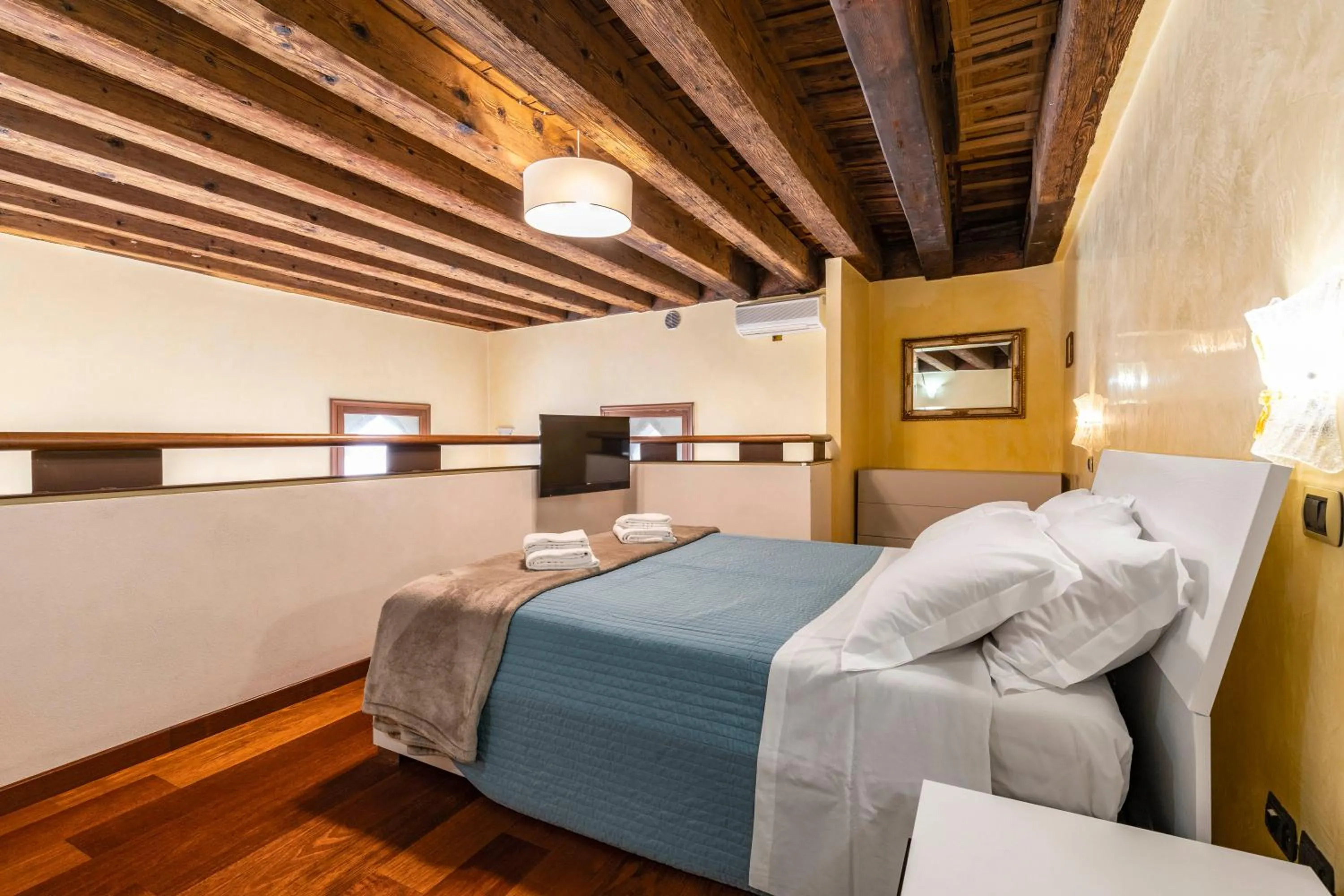 Bedroom, Bed in Doge Morosini Palace by Wonderful Italy