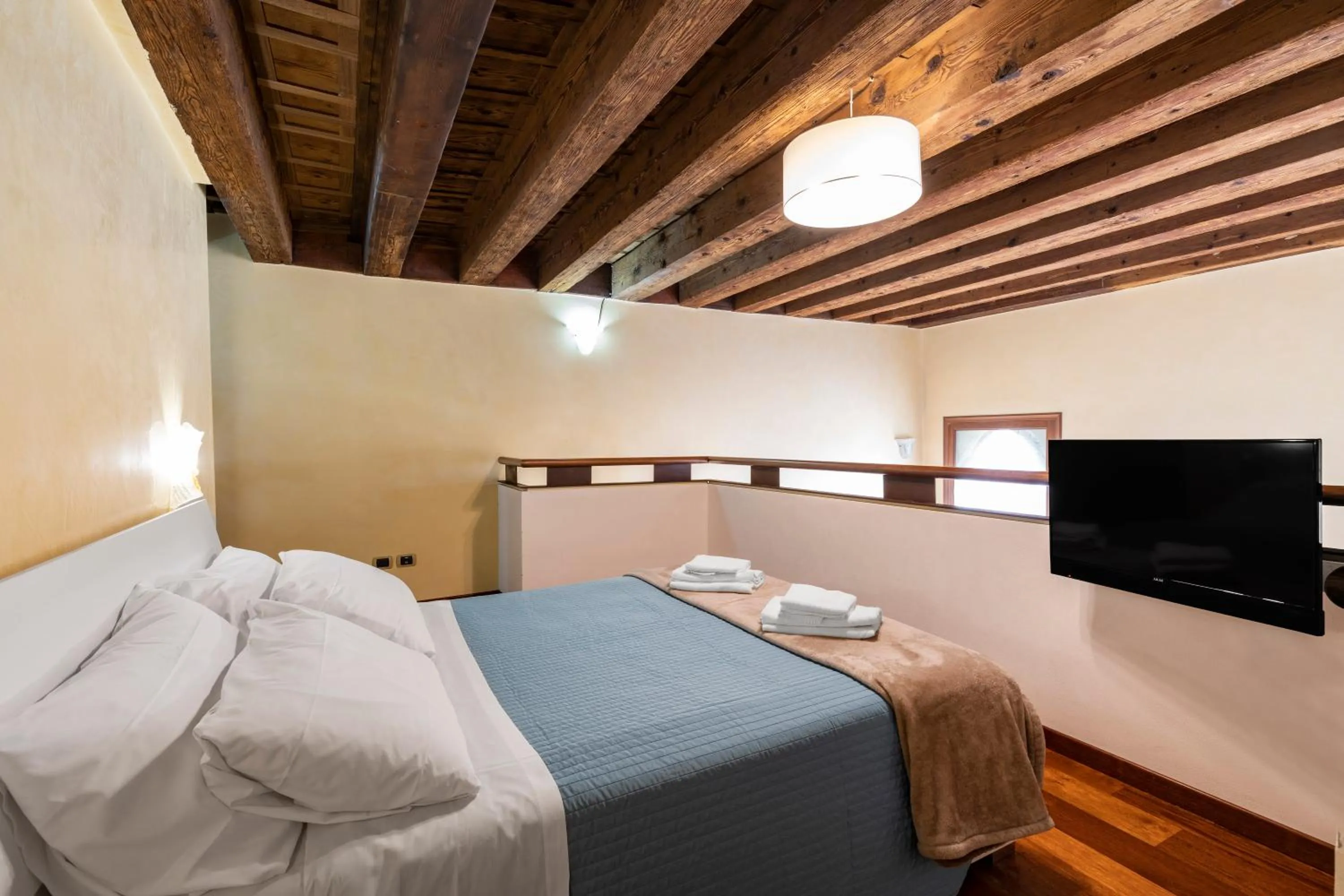 Bedroom, Bed in Doge Morosini Palace by Wonderful Italy