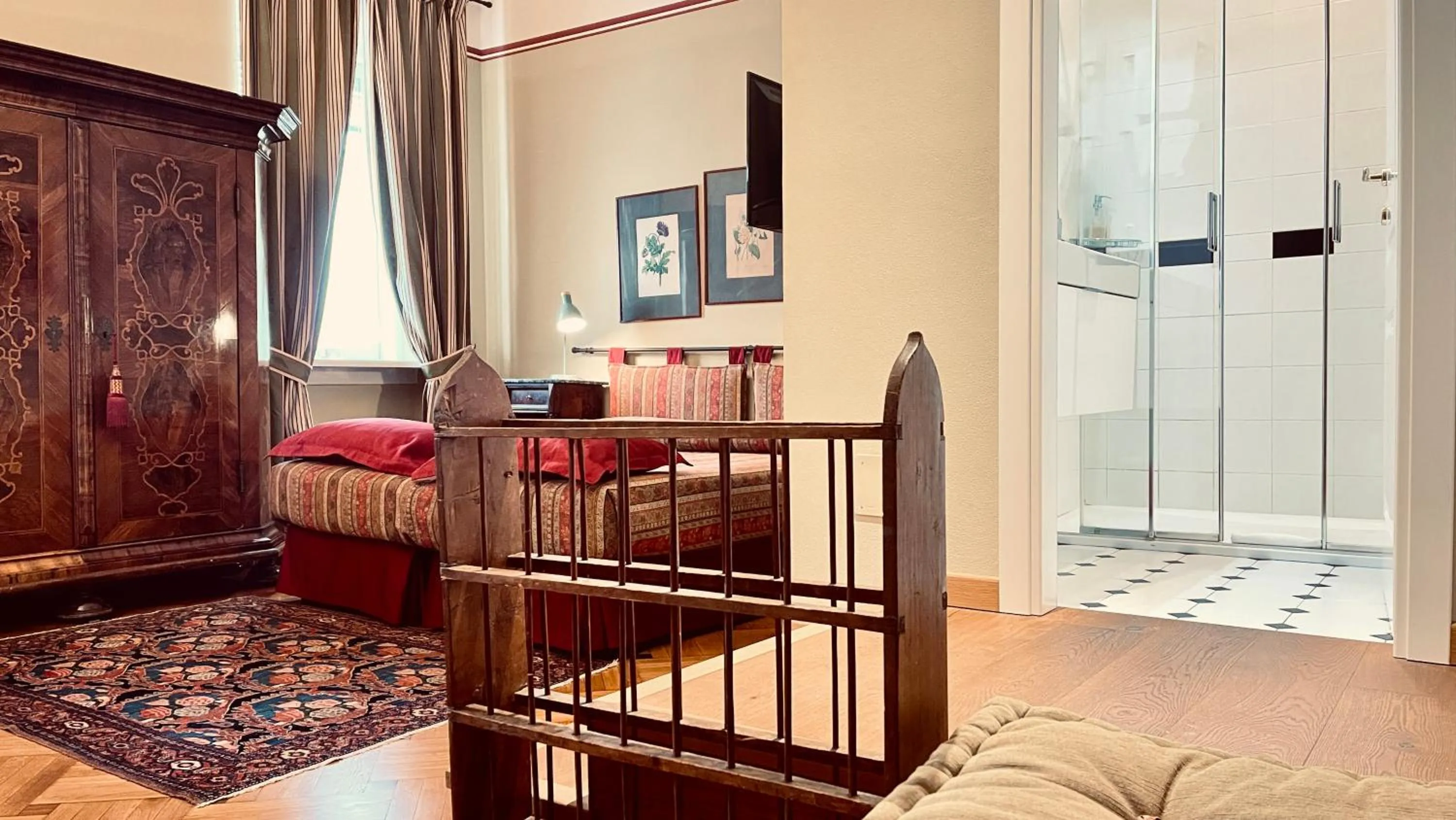 Bathroom, Bed in Residenza Le 6 A