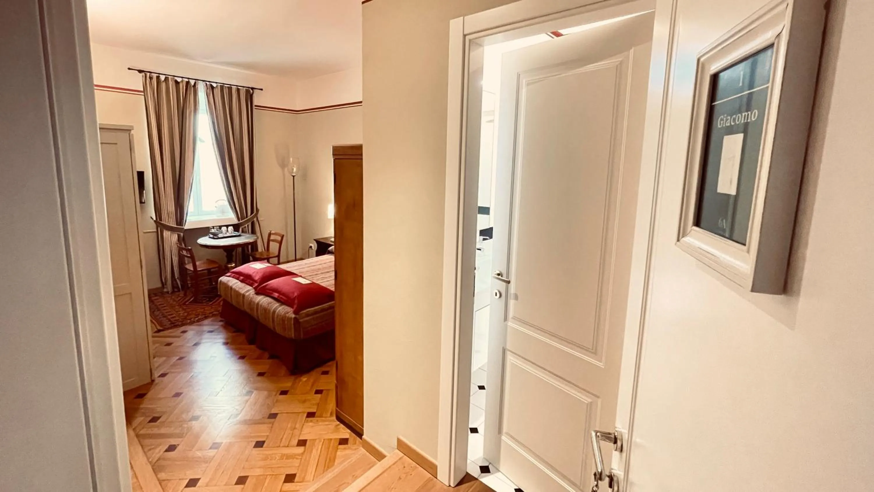 Bathroom, Bed in Residenza Le 6 A