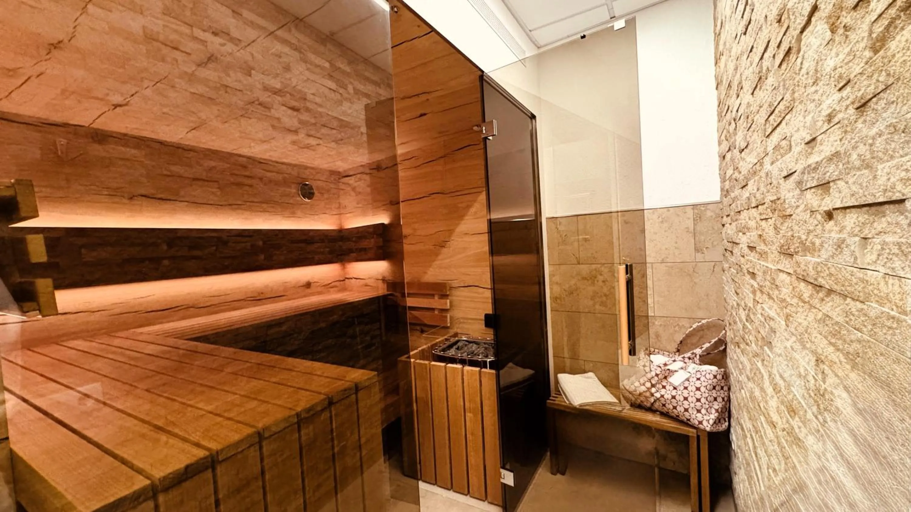 Sauna in Der Marienhof Hotel Garni