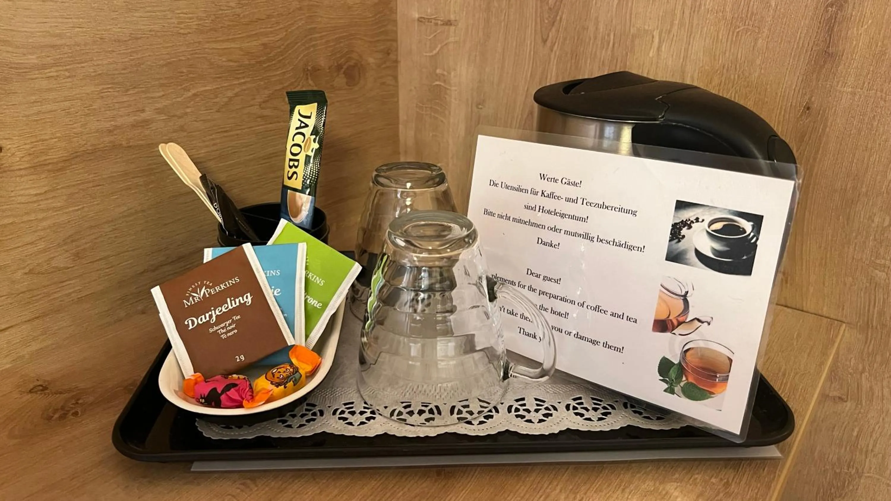 Coffee/tea facilities in Der Marienhof Hotel Garni