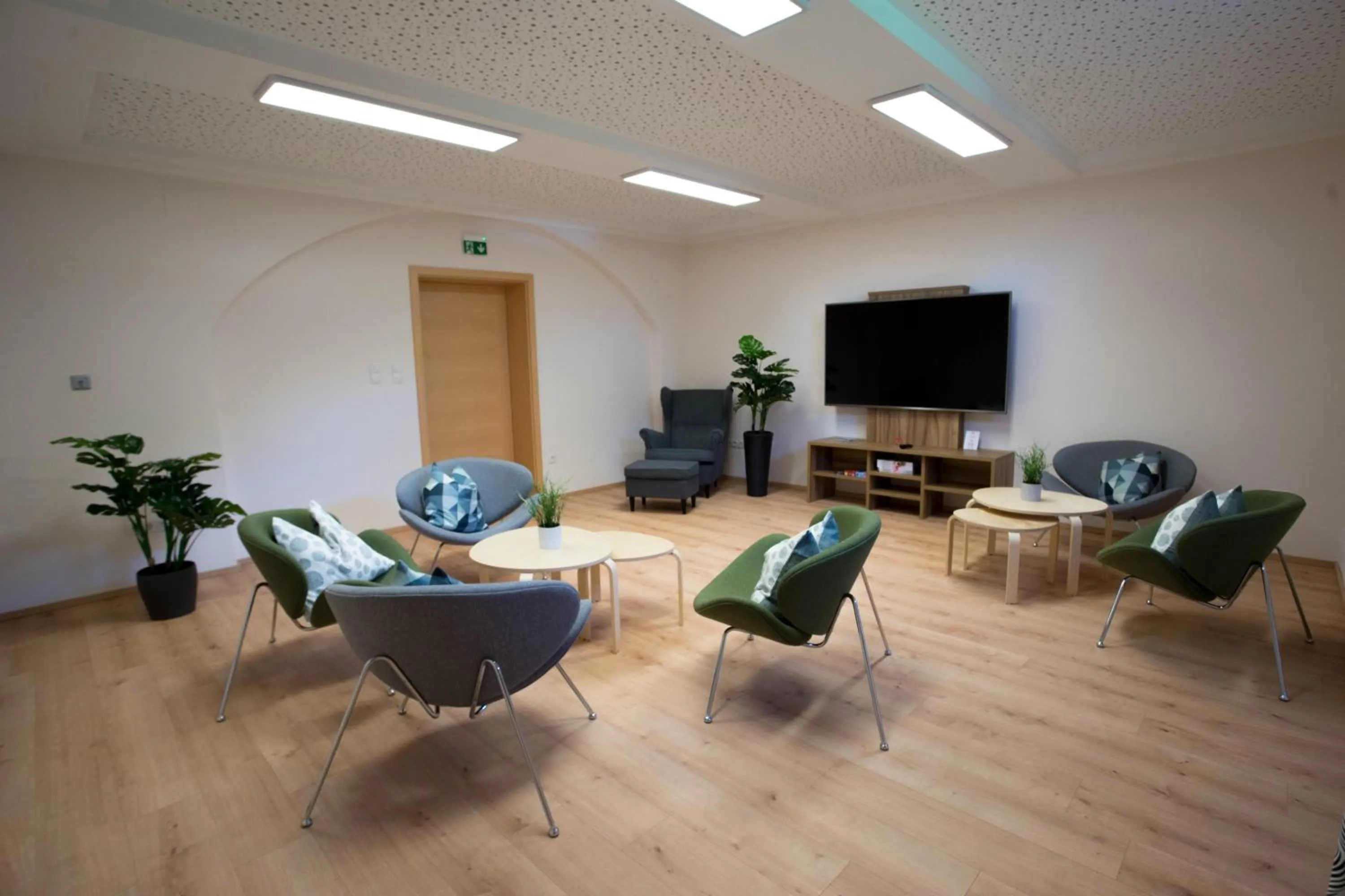Communal lounge/ TV room in Der Marienhof Hotel Garni