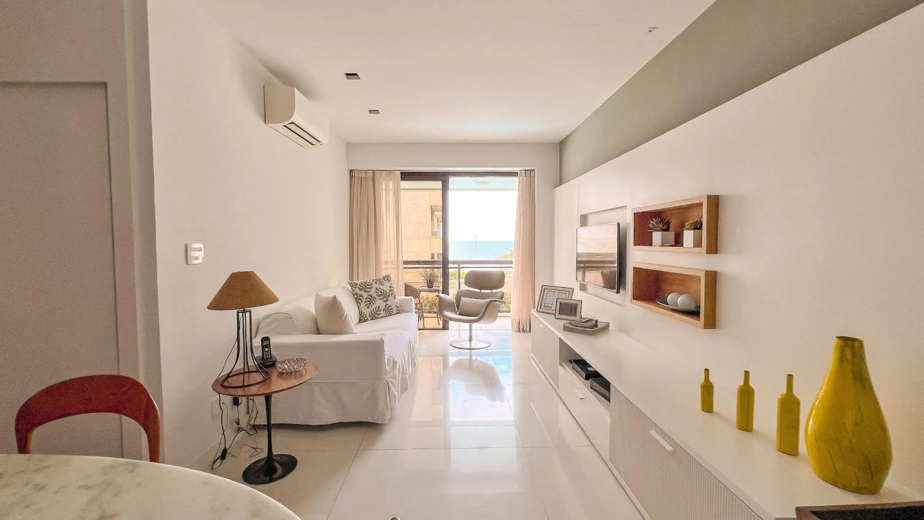 Living room in Ipanema Apart-hotel on the Beach