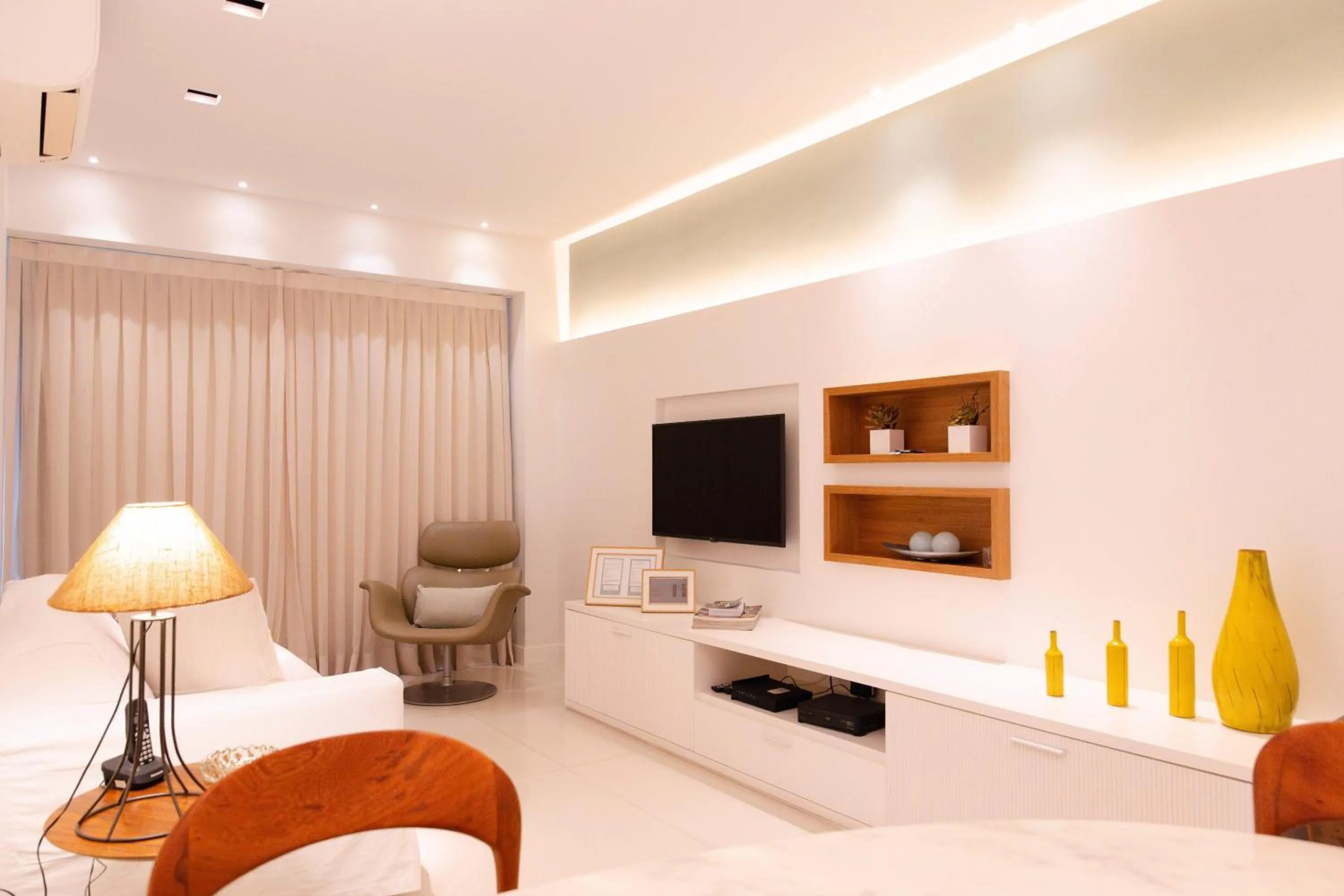 Living room in Ipanema Apart-hotel on the Beach