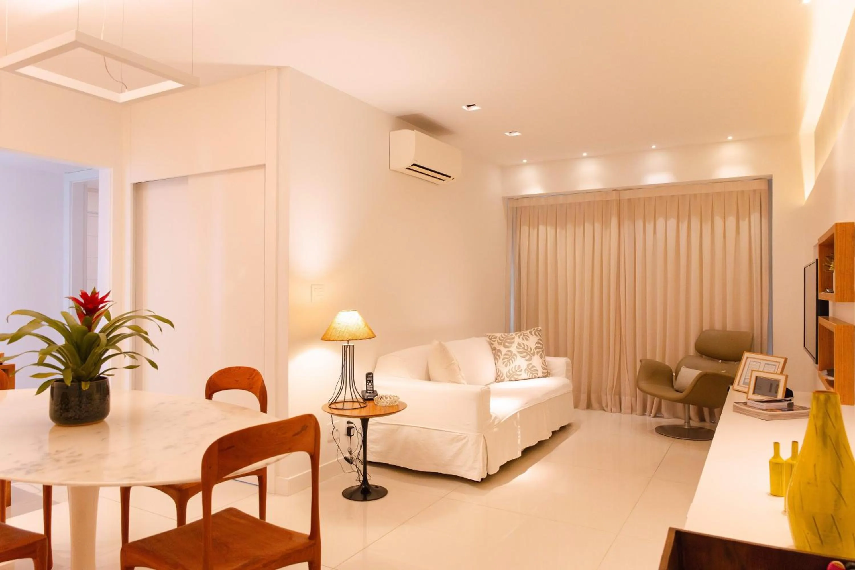 Living room in Ipanema Apart-hotel on the Beach