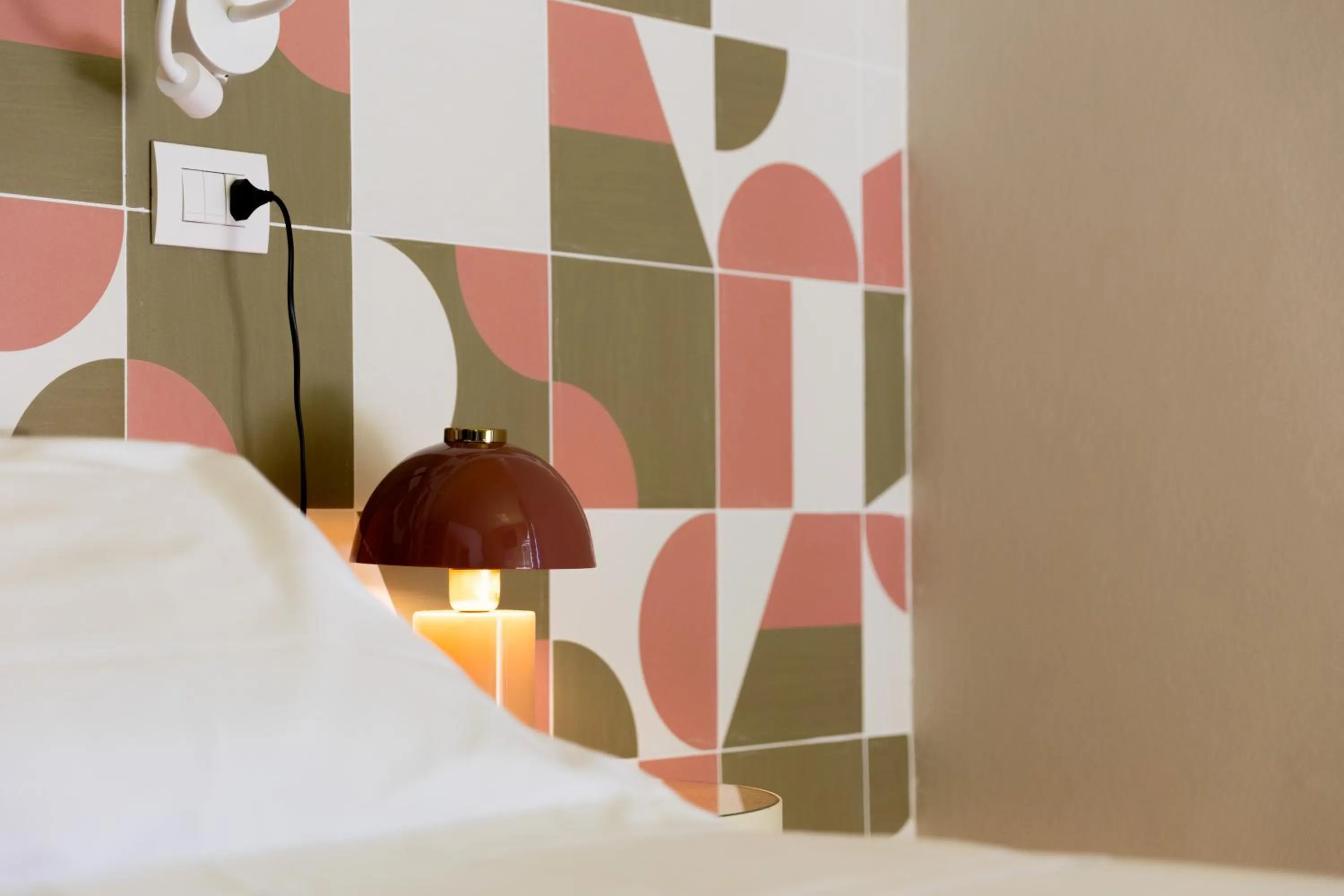 Decorative detail, Bed in MARITTIMO Milano Marittima