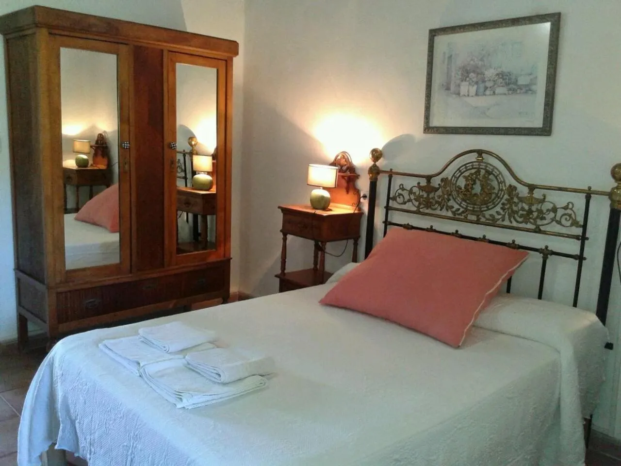 Bed in Cortijo Torreblanca Casa Rural Parque Natural Cabo de Gata