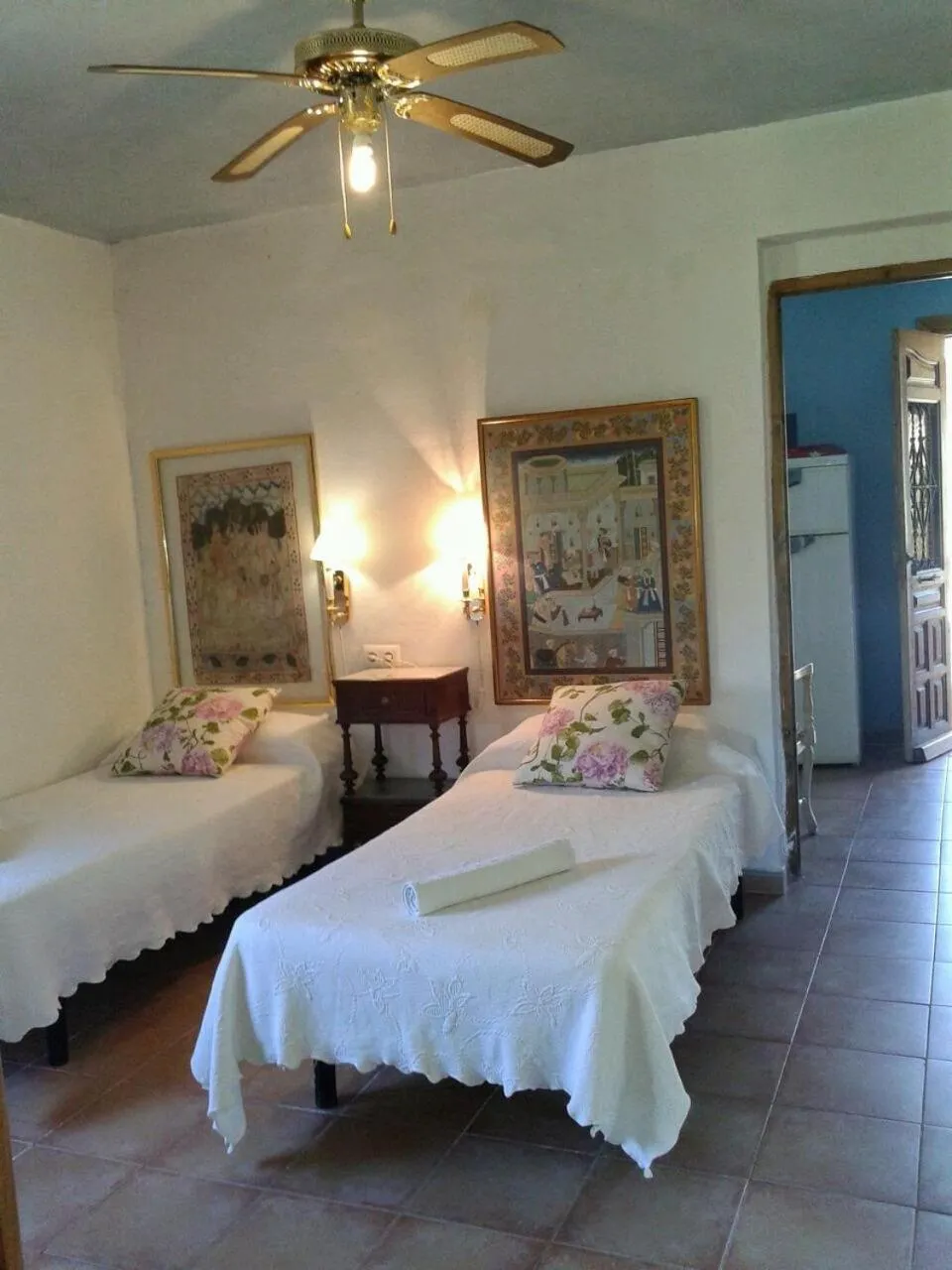 Bed in Cortijo Torreblanca Casa Rural Parque Natural Cabo de Gata