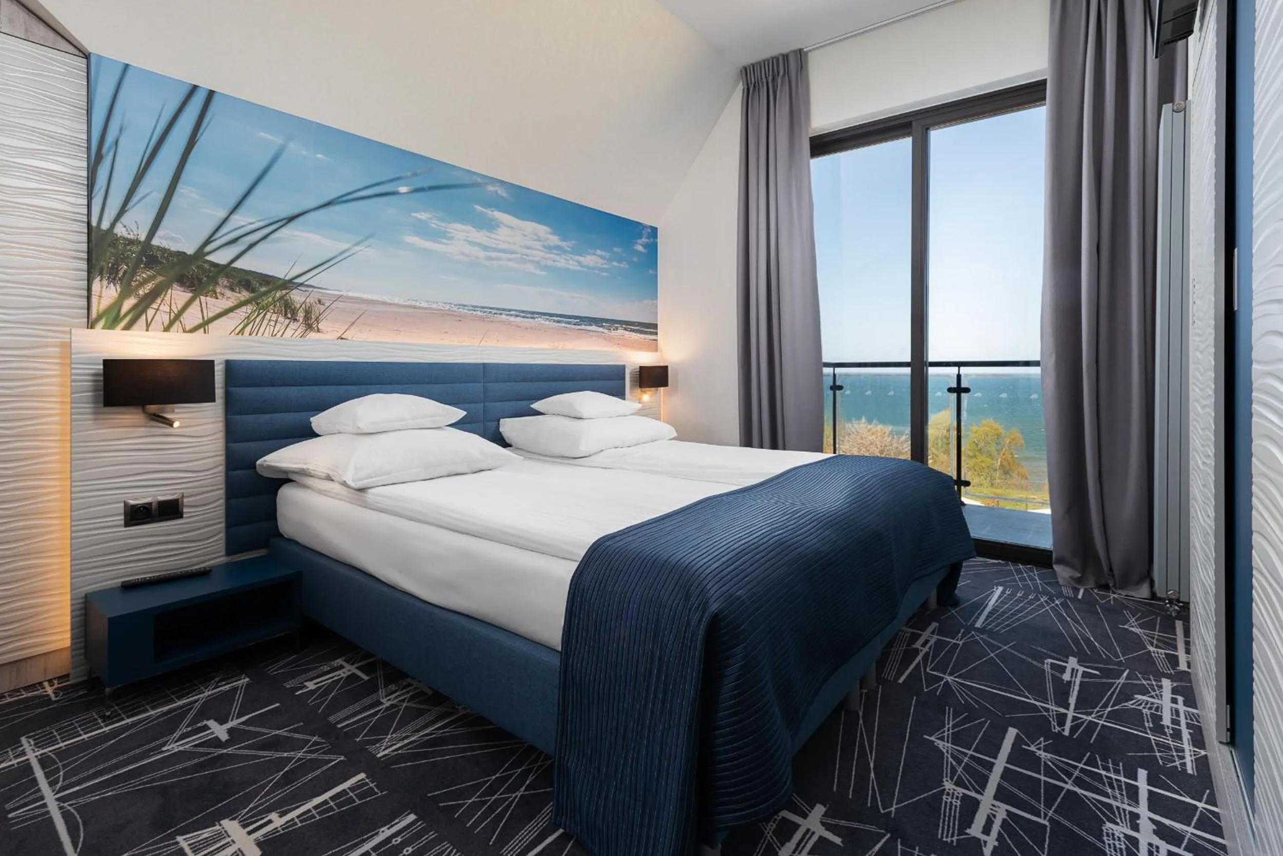 Bedroom, Bed in Hotel Restauracja Faleza