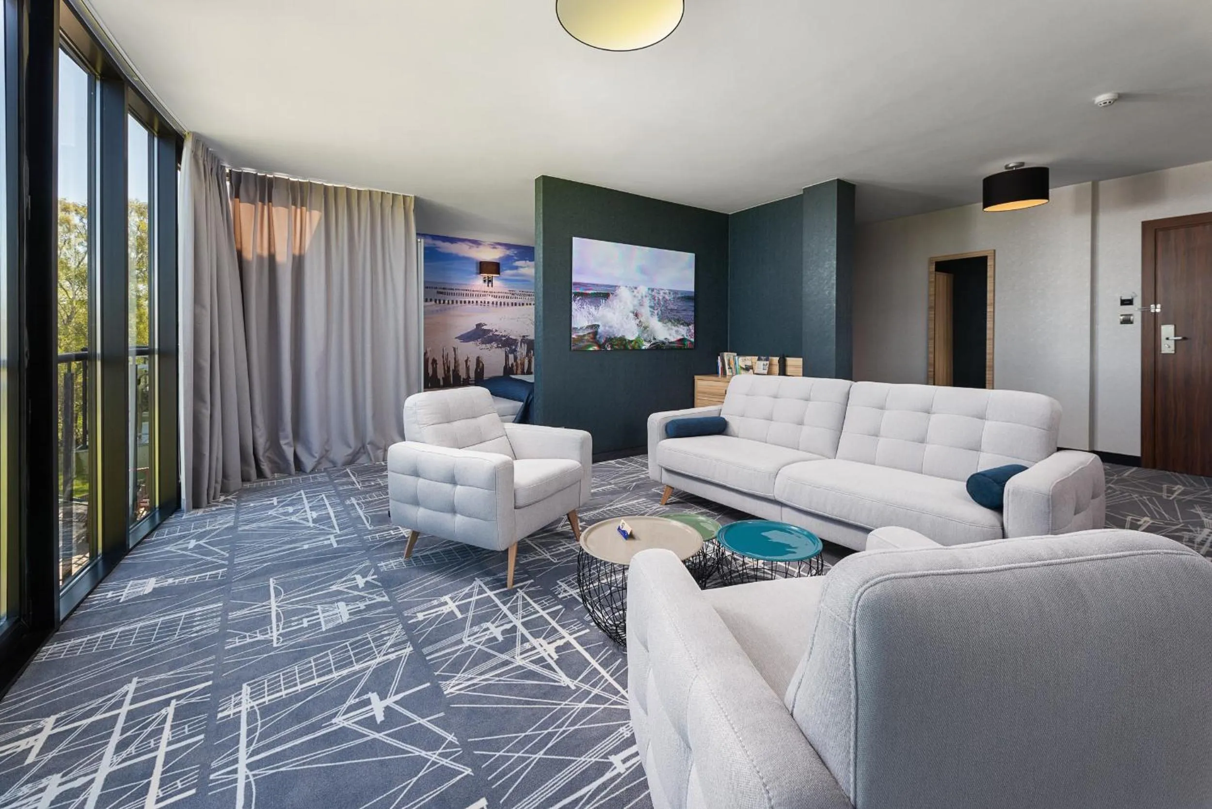 Seating area in Hotel Restauracja Faleza