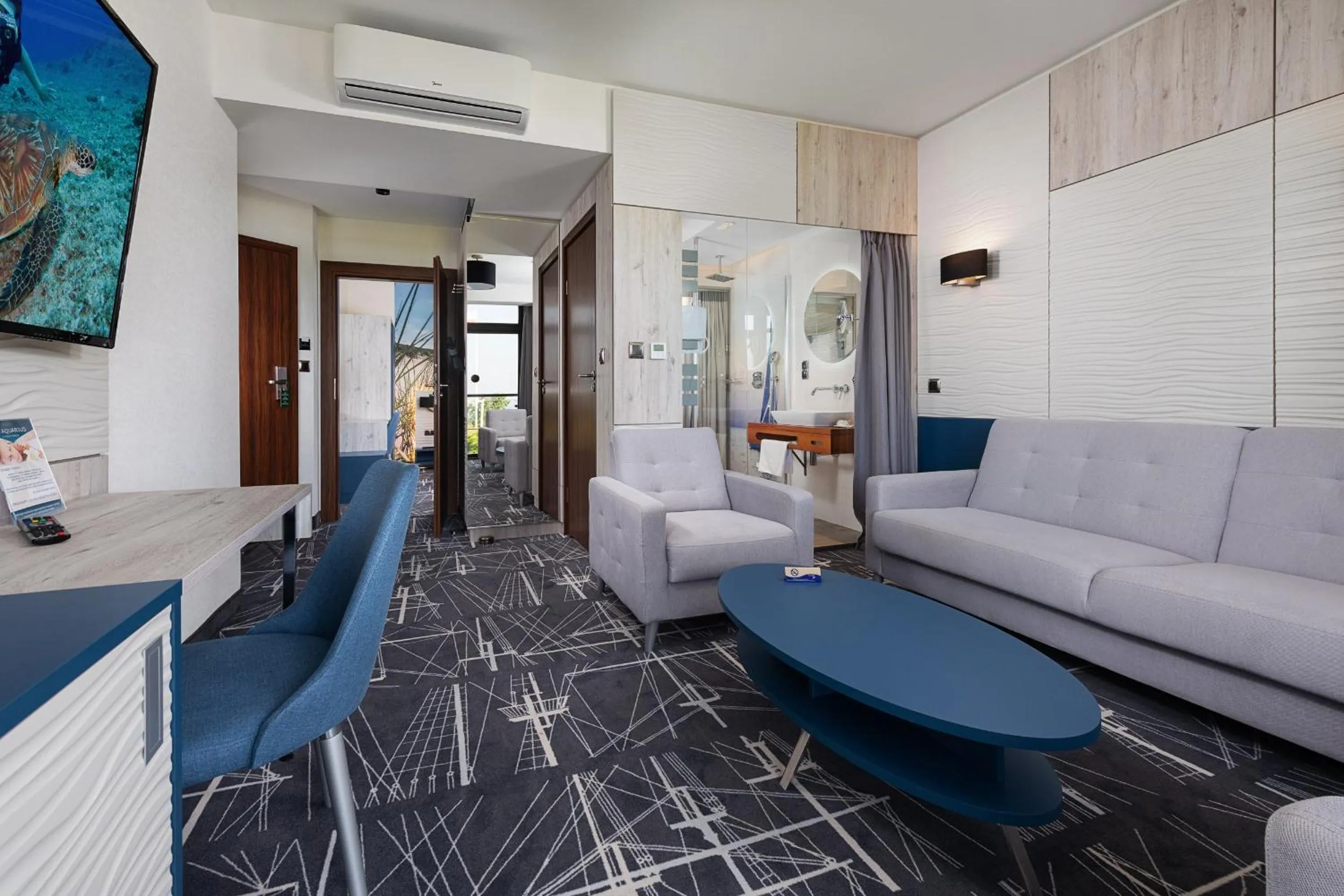 Seating area in Hotel Restauracja Faleza