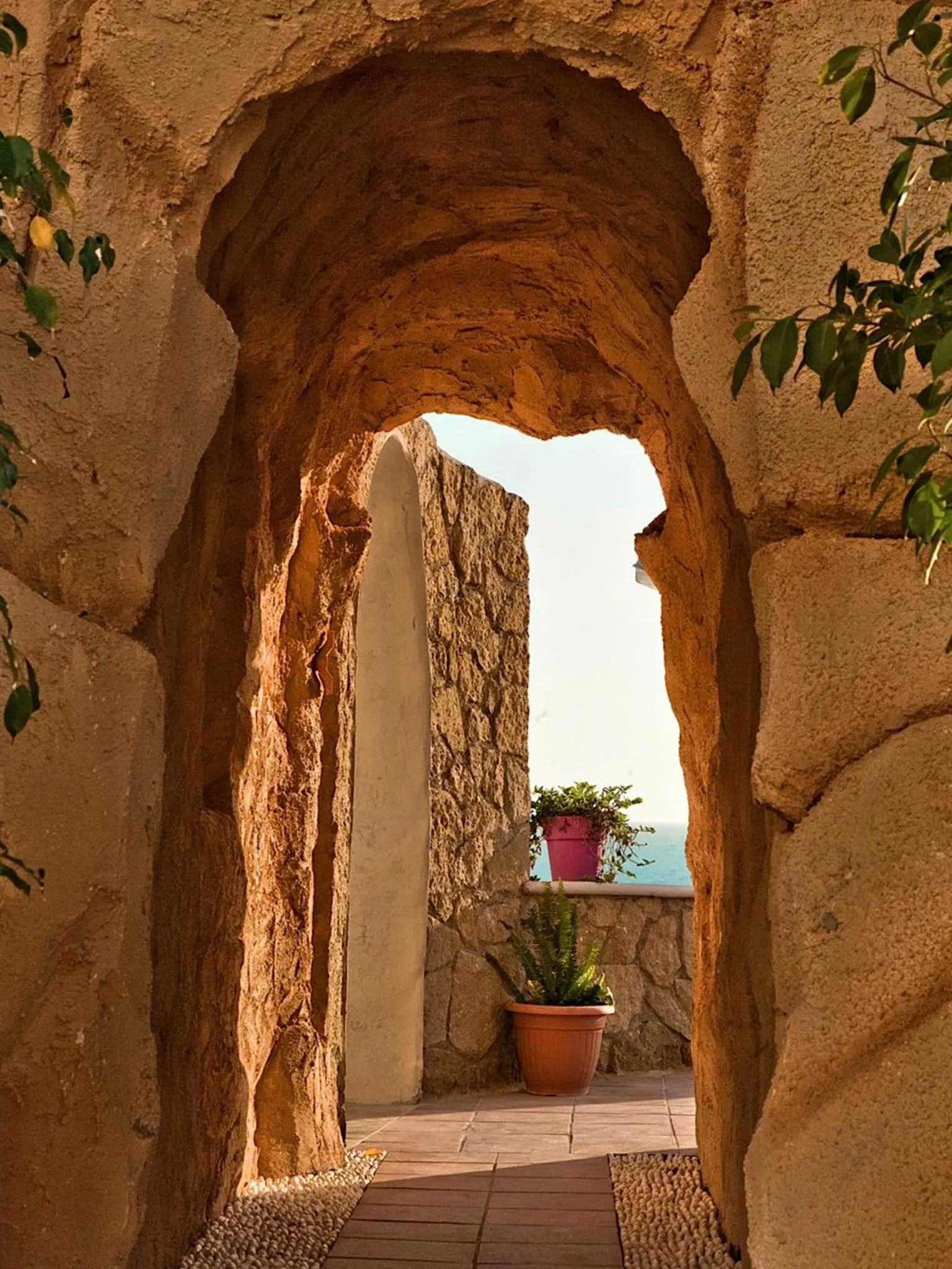 Patio in Hotel Finiki View