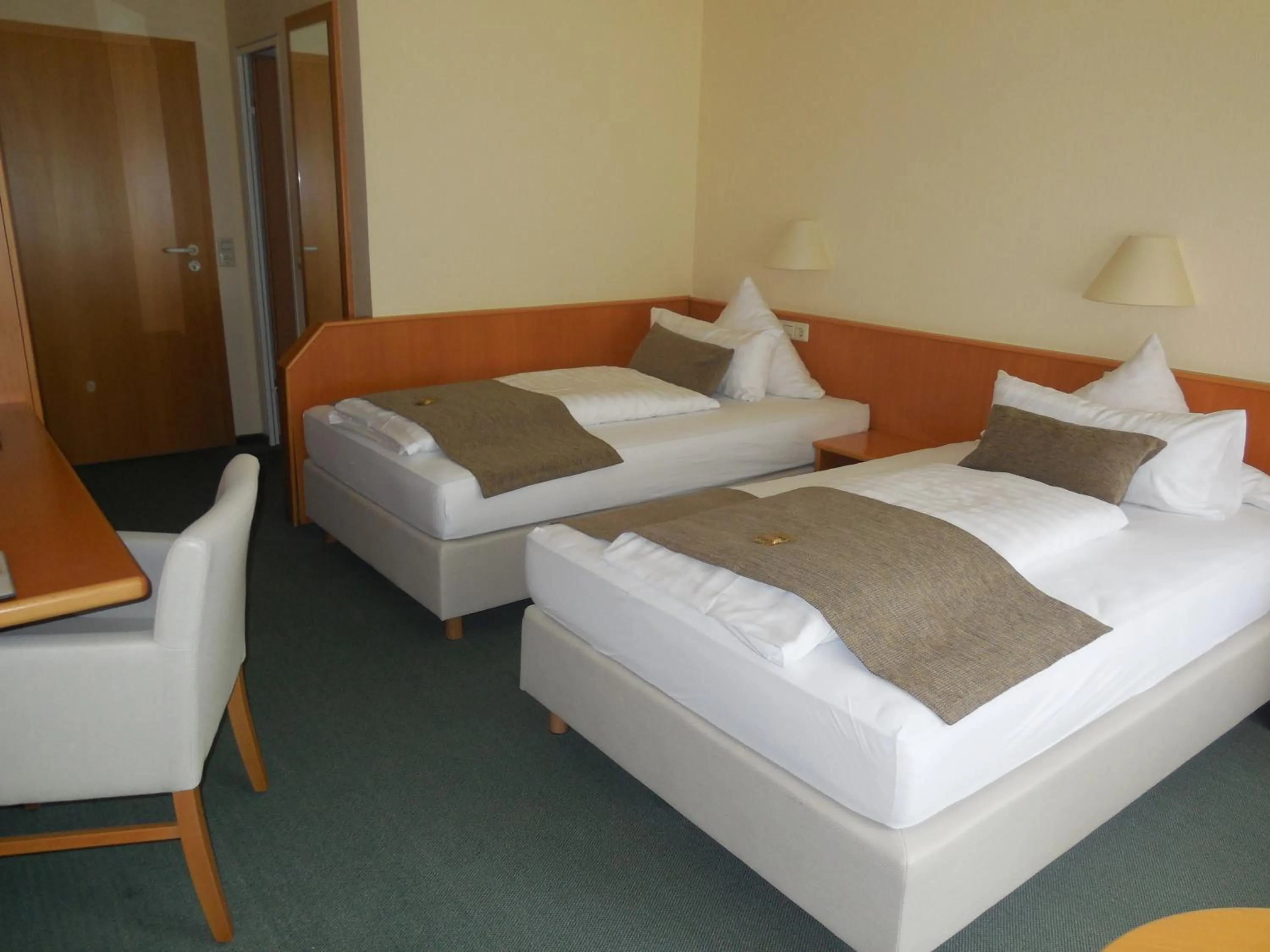 Bed in Hotel Schober