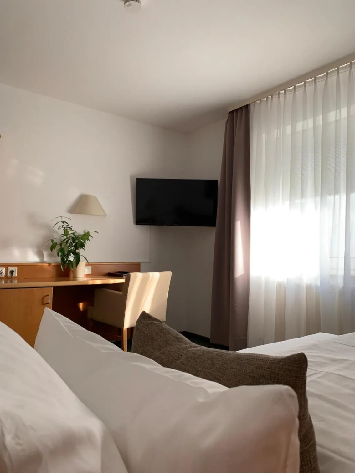 Bed in Hotel Schober