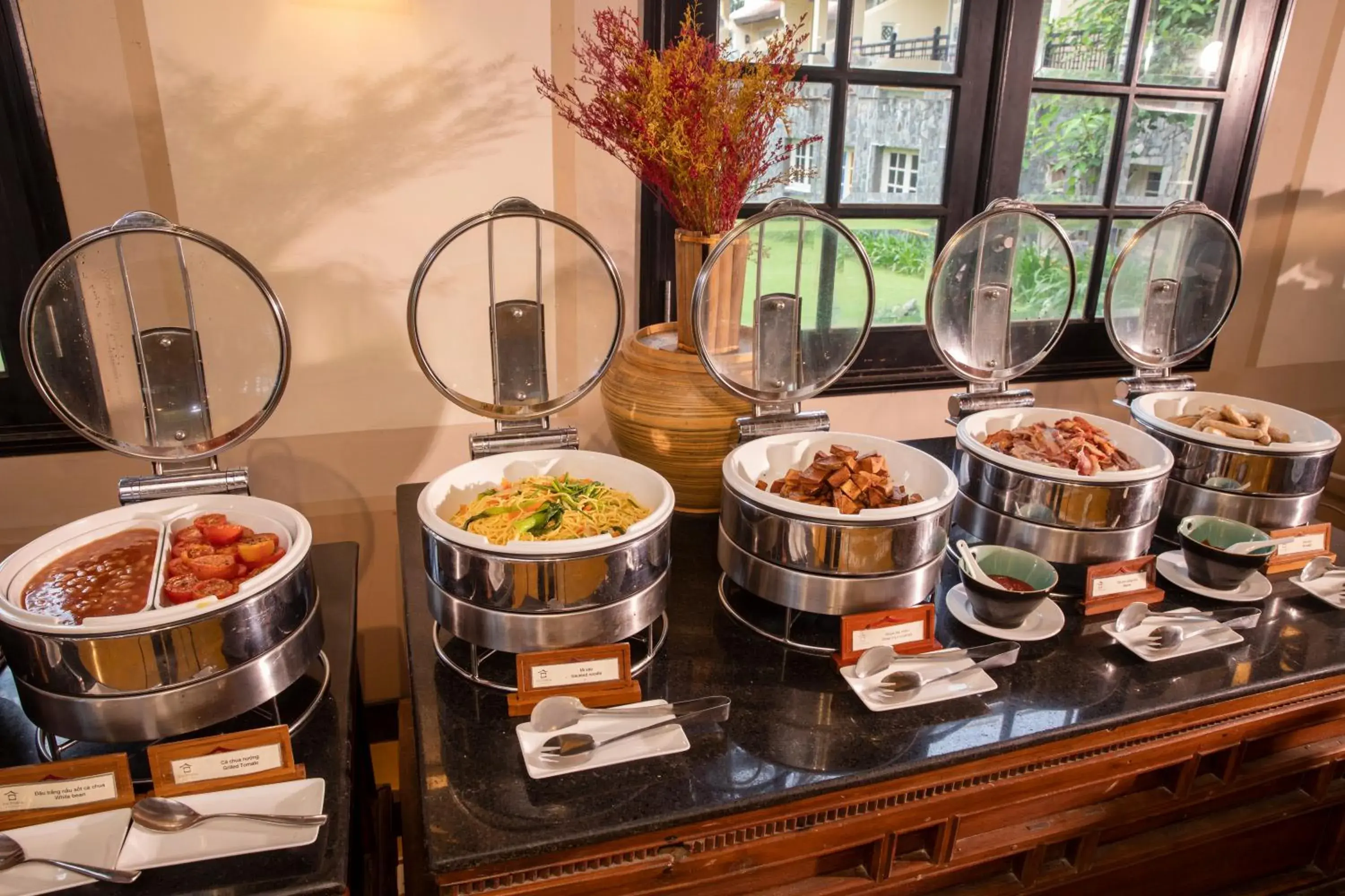 Buffet breakfast in Victoria Hoi An Beach Resort & Spa Buffet breakfast in Victoria Hoi An Beach Resort & Spa