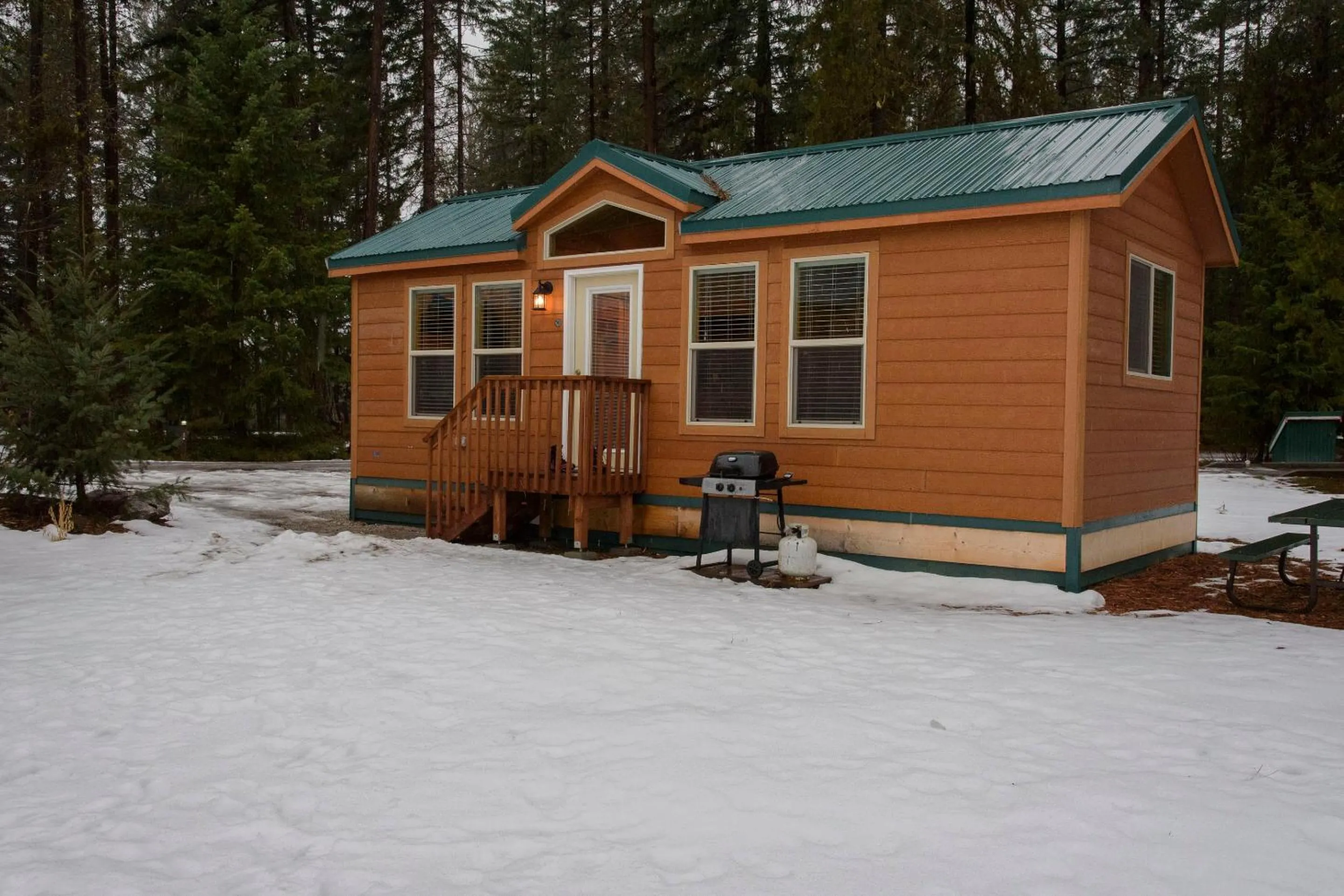 Facade/entrance in Leavenworth Camping Resort Cottage 7