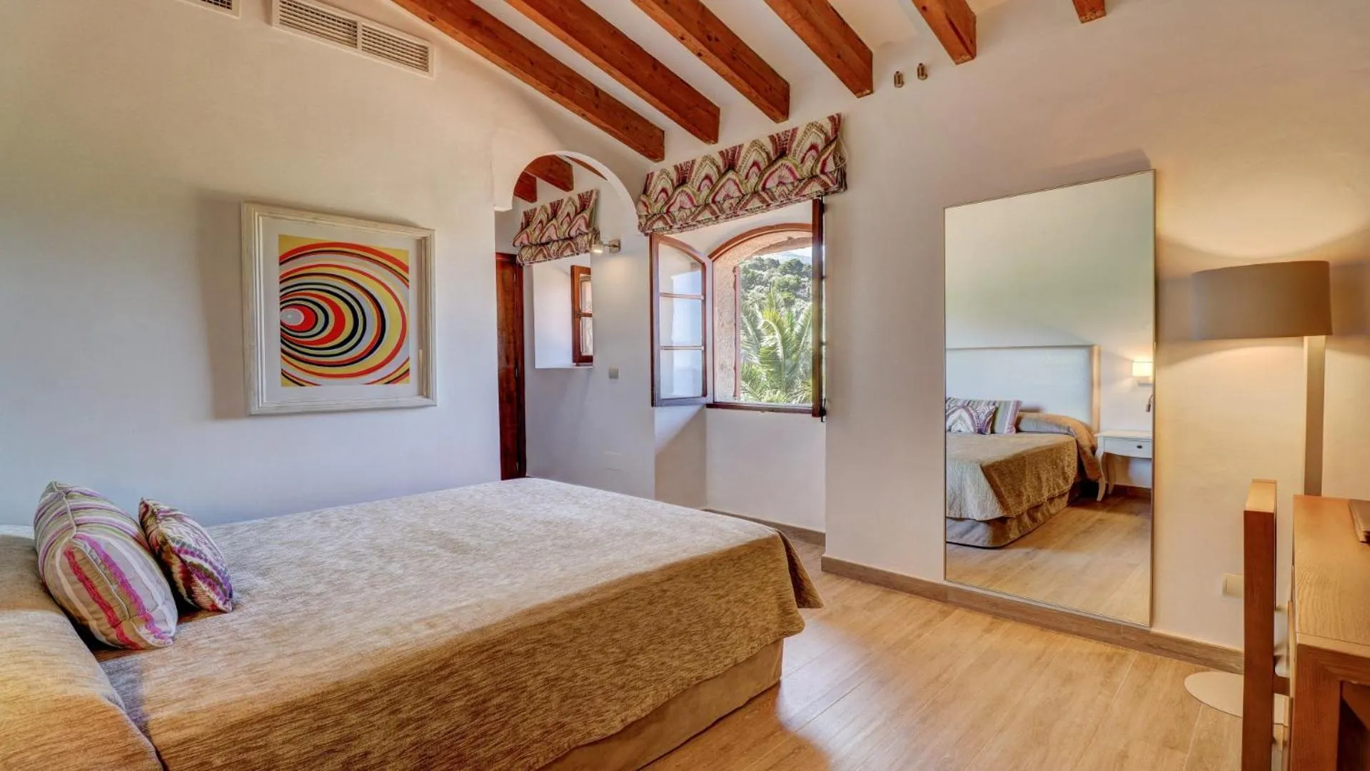 View (from property/room), Bed in Hoposa Costa D'or - Adults Only