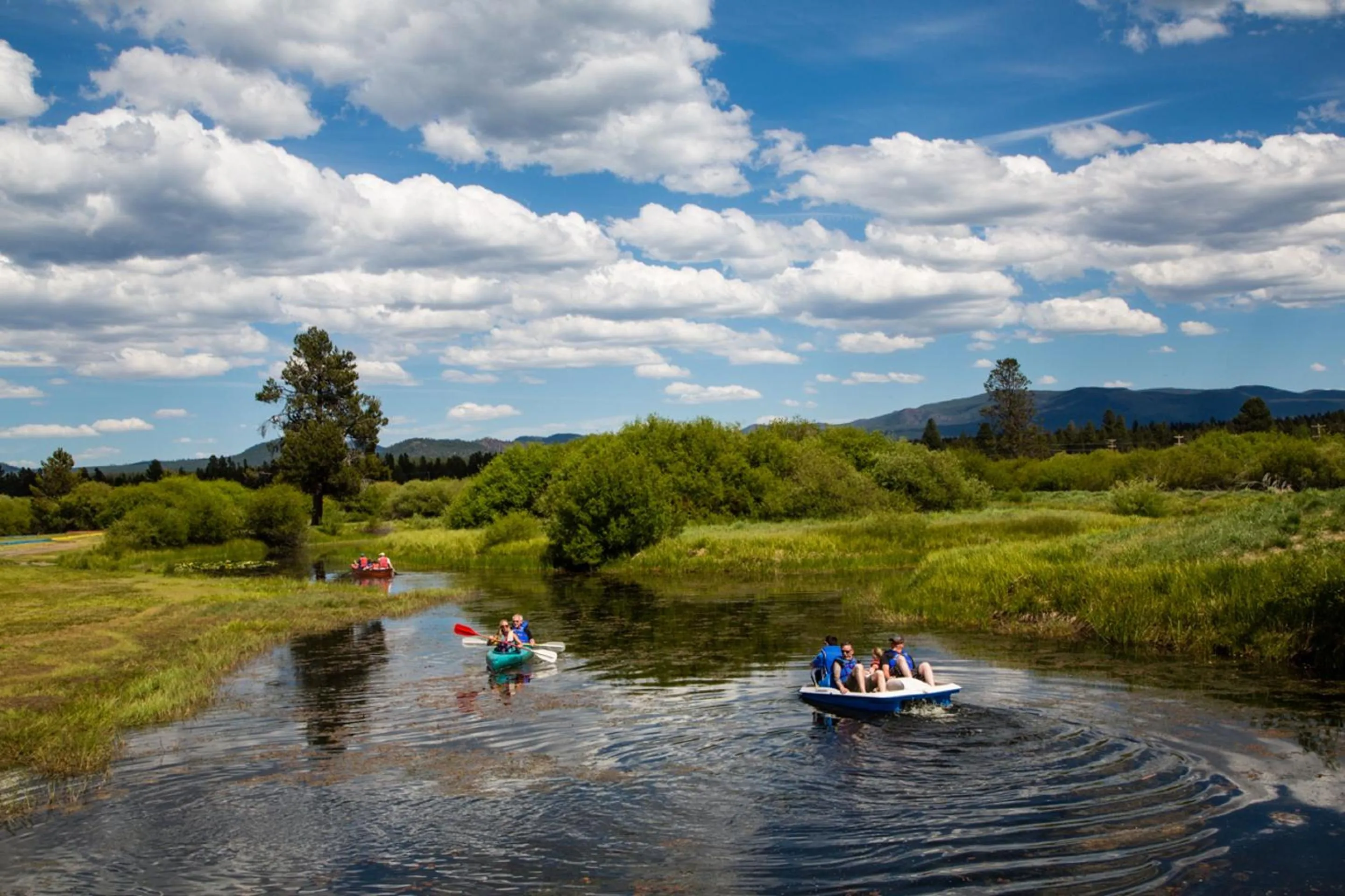 Canoeing in Bend-Sunriver Camping Resort 24 ft. Yurt 16