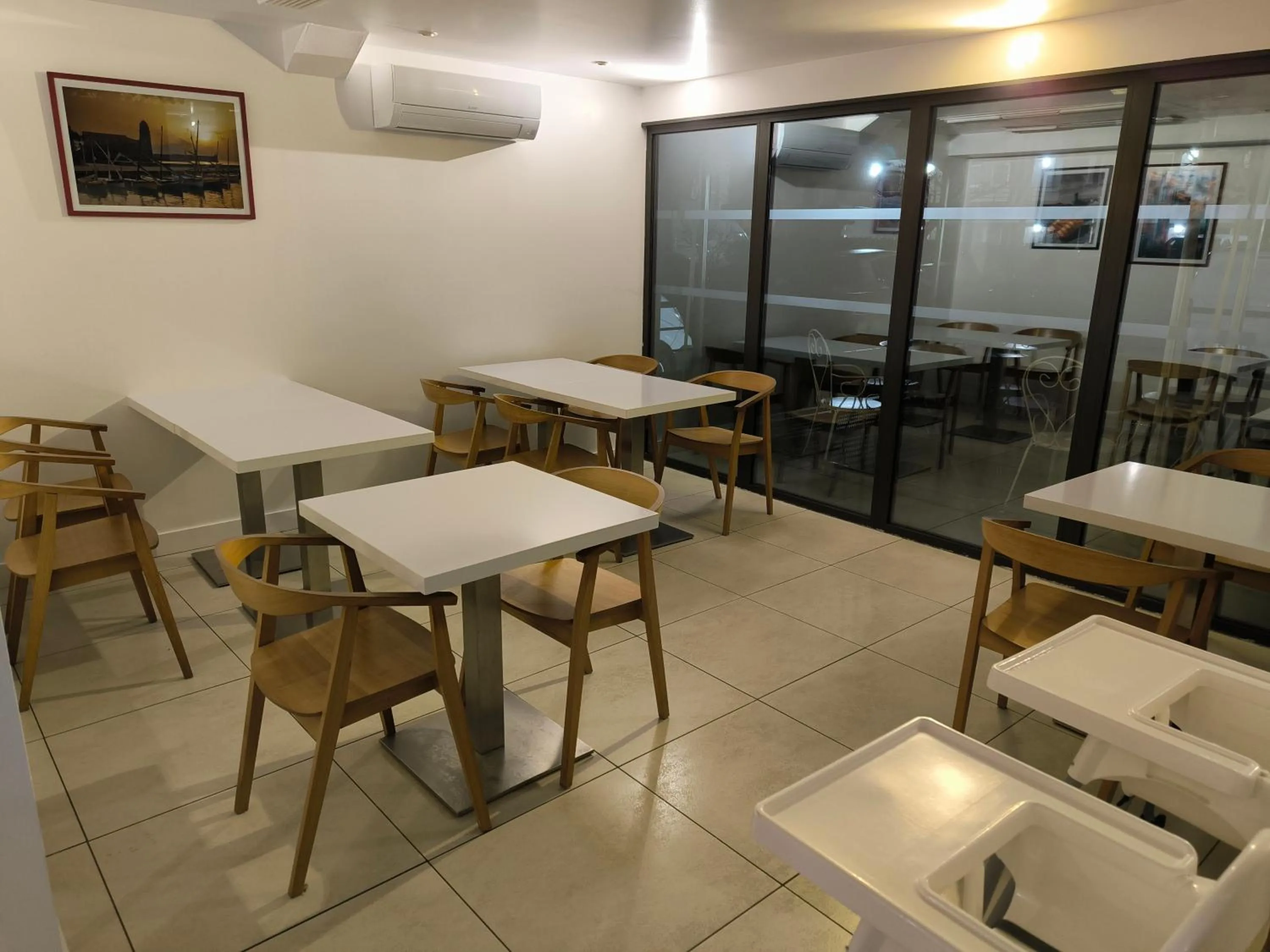 Buffet breakfast in Brit Hotel Porte d'Espagne