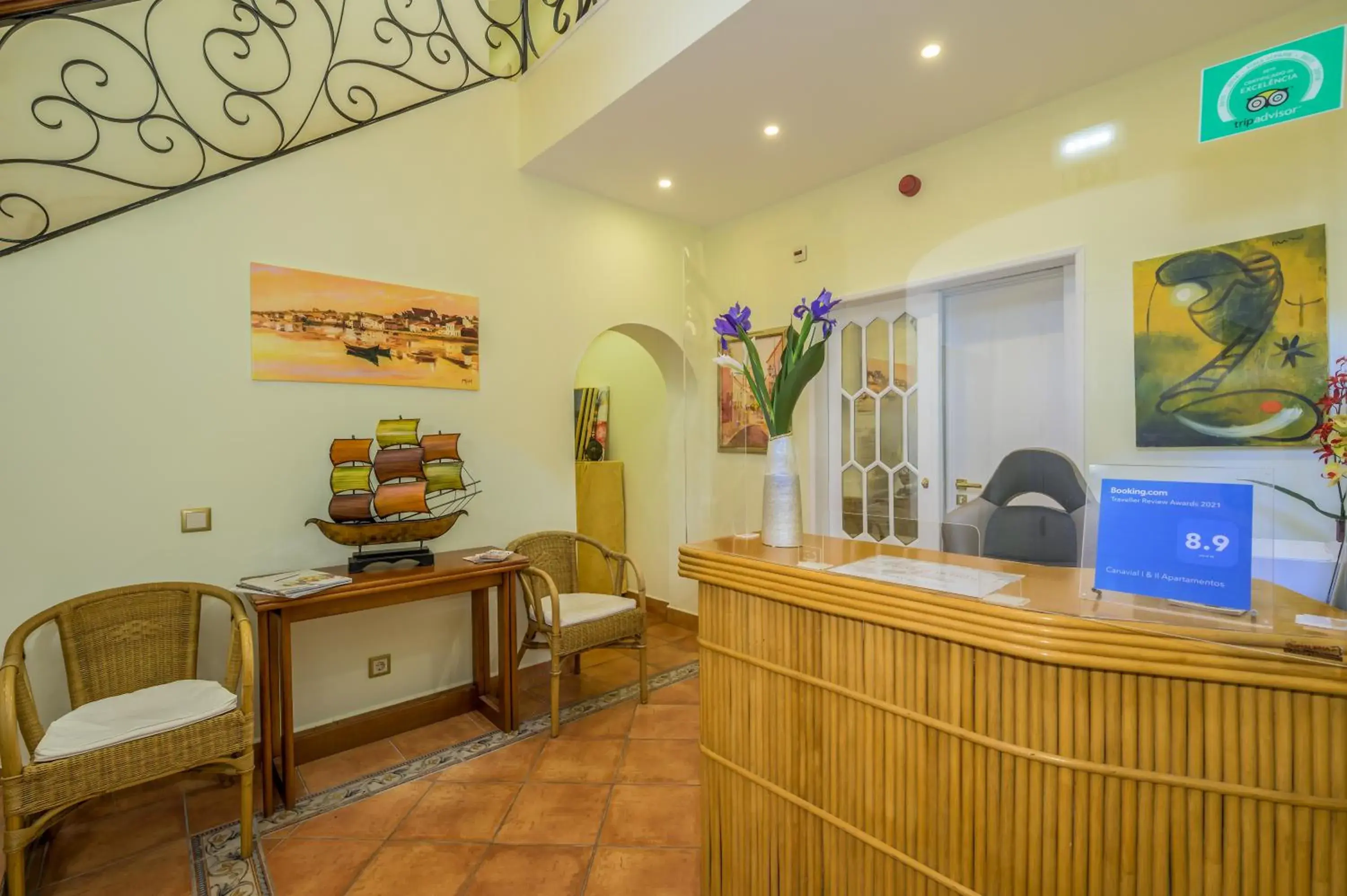 Lobby or reception in Canavial I & II Apartamentos Lobby or reception in Canavial I & II Apartamentos